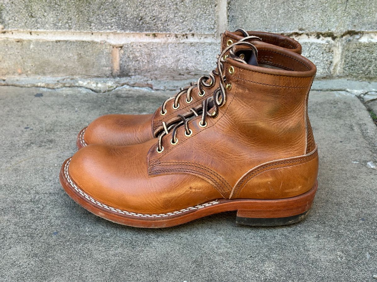 Photo by colton2e on January 5, 2024 of the Nicks Robert in Horween Natural Dublin.