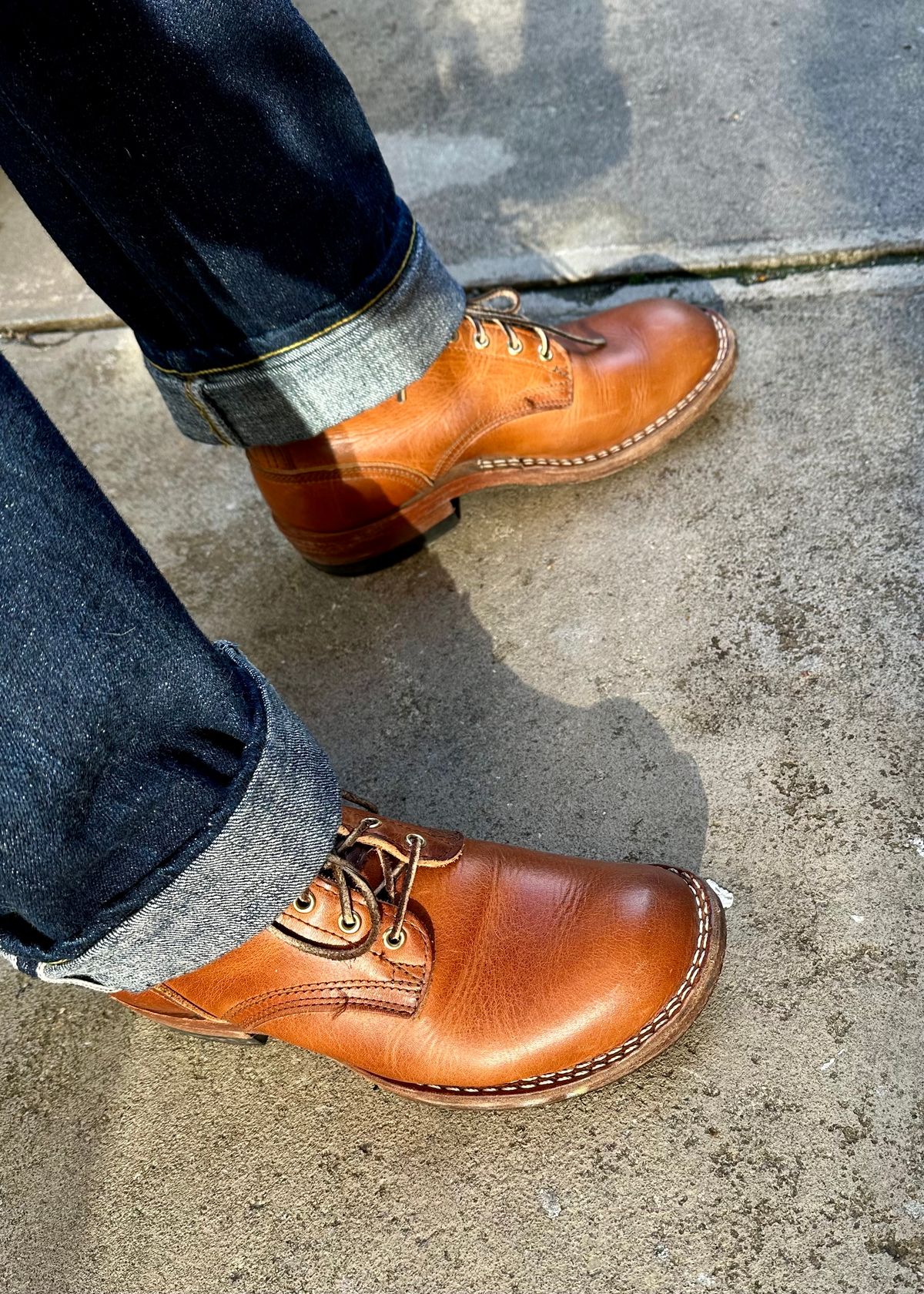 Photo by colton2e on April 5, 2024 of the Nicks Robert in Horween Natural Dublin.