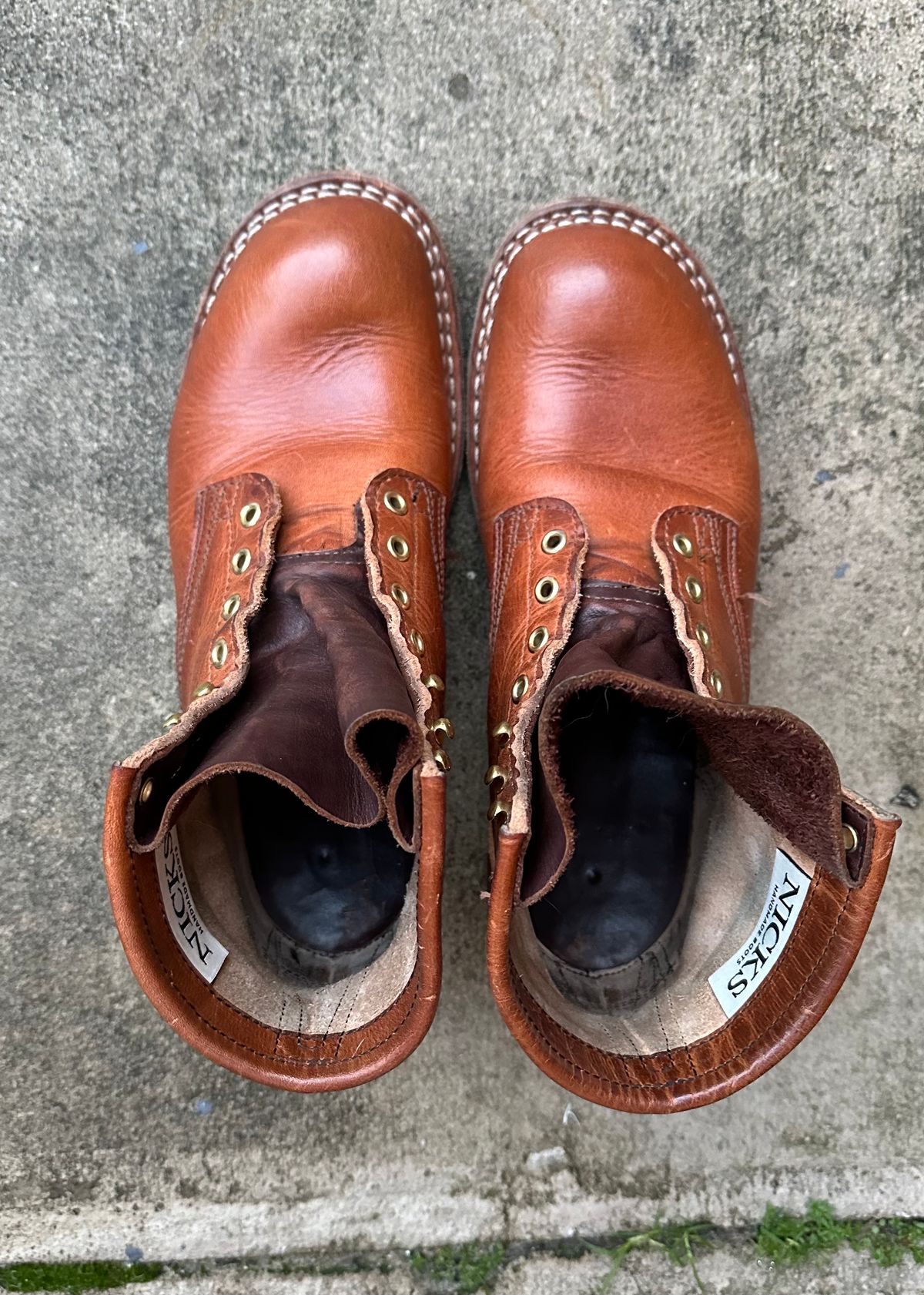 Photo by colton2e on April 5, 2024 of the Nicks Robert in Horween Natural Dublin.