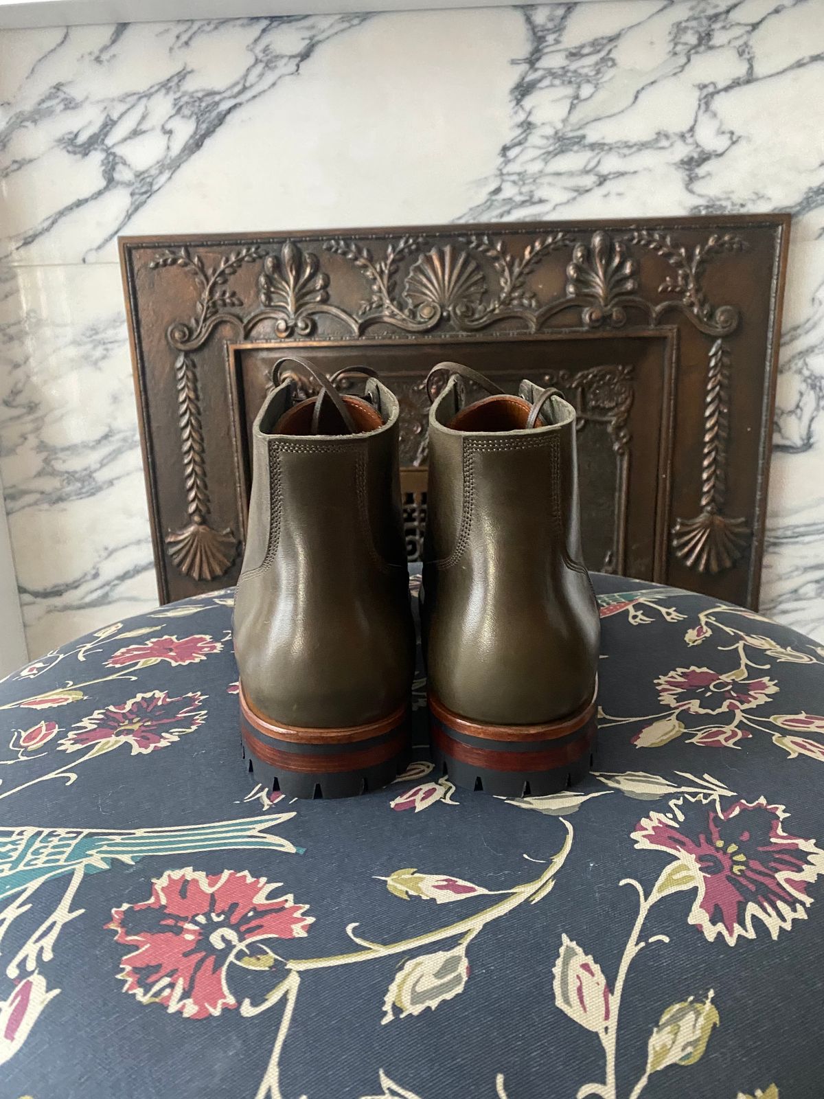 Photo by colton2e on October 2, 2023 of the Viberg Boondocker in Maryam Olive TPR Horsebutt.