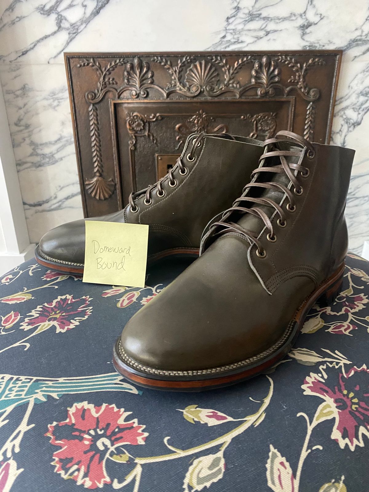 Photo by colton2e on October 2, 2023 of the Viberg Boondocker in Maryam Olive TPR Horsebutt.