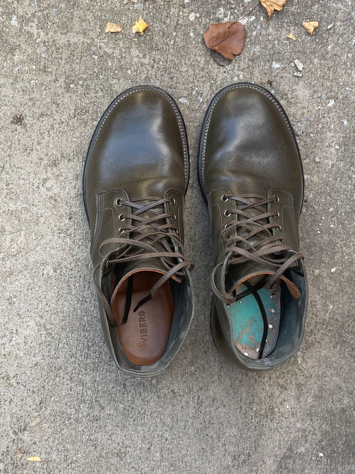 Photo by colton2e on November 2, 2023 of the Viberg Boondocker in Maryam Olive TPR Horsebutt.