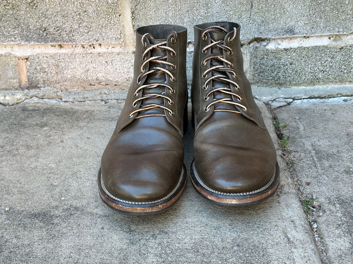 Photo by colton2e on January 5, 2024 of the Viberg Boondocker in Maryam Olive TPR Horsebutt.