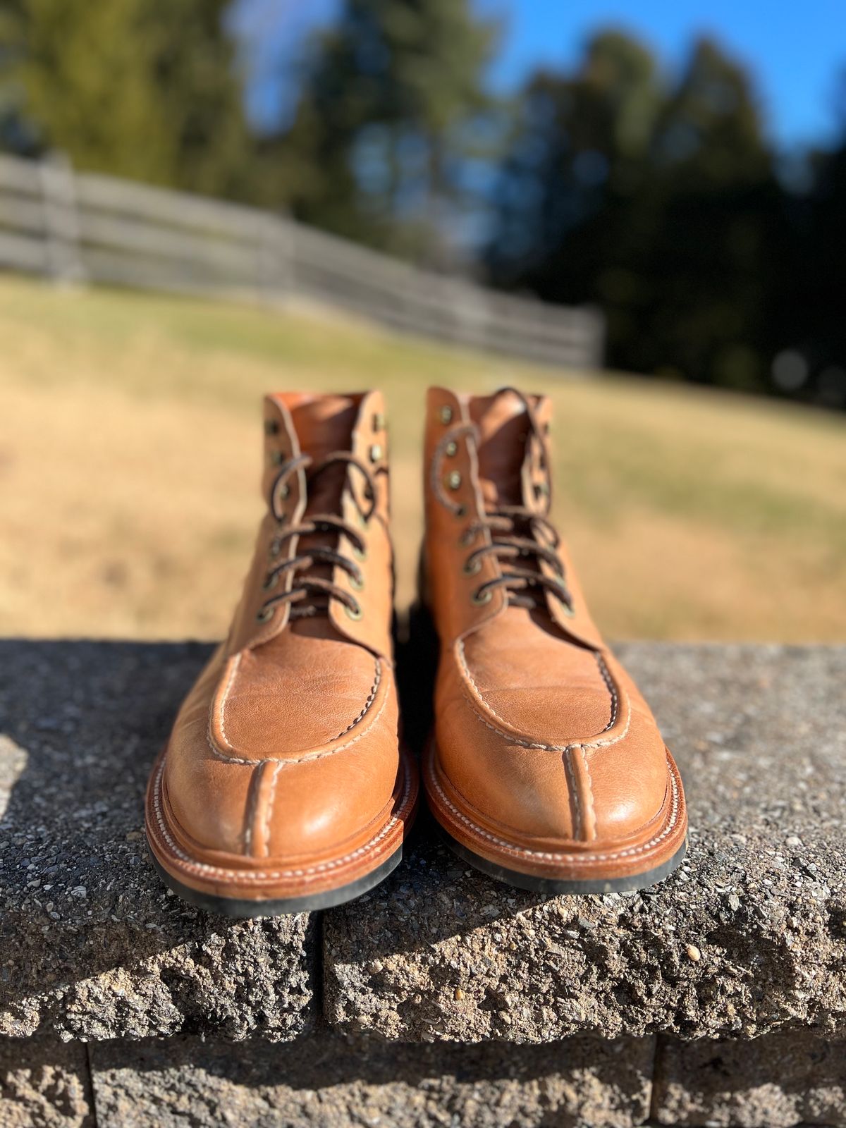 Photo by wesleyprice on February 4, 2024 of the Grant Stone Ottawa Boot in Incas Natural Kangaroo.