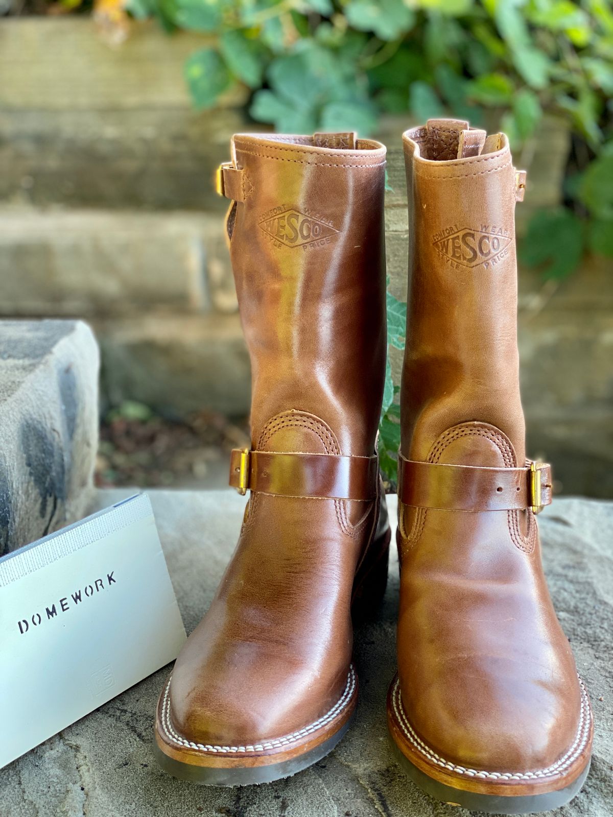 Photo by reflectivematerials on October 1, 2022 of the Wesco Mister Lou in Maryam Toscanello TPR Horsebutt.