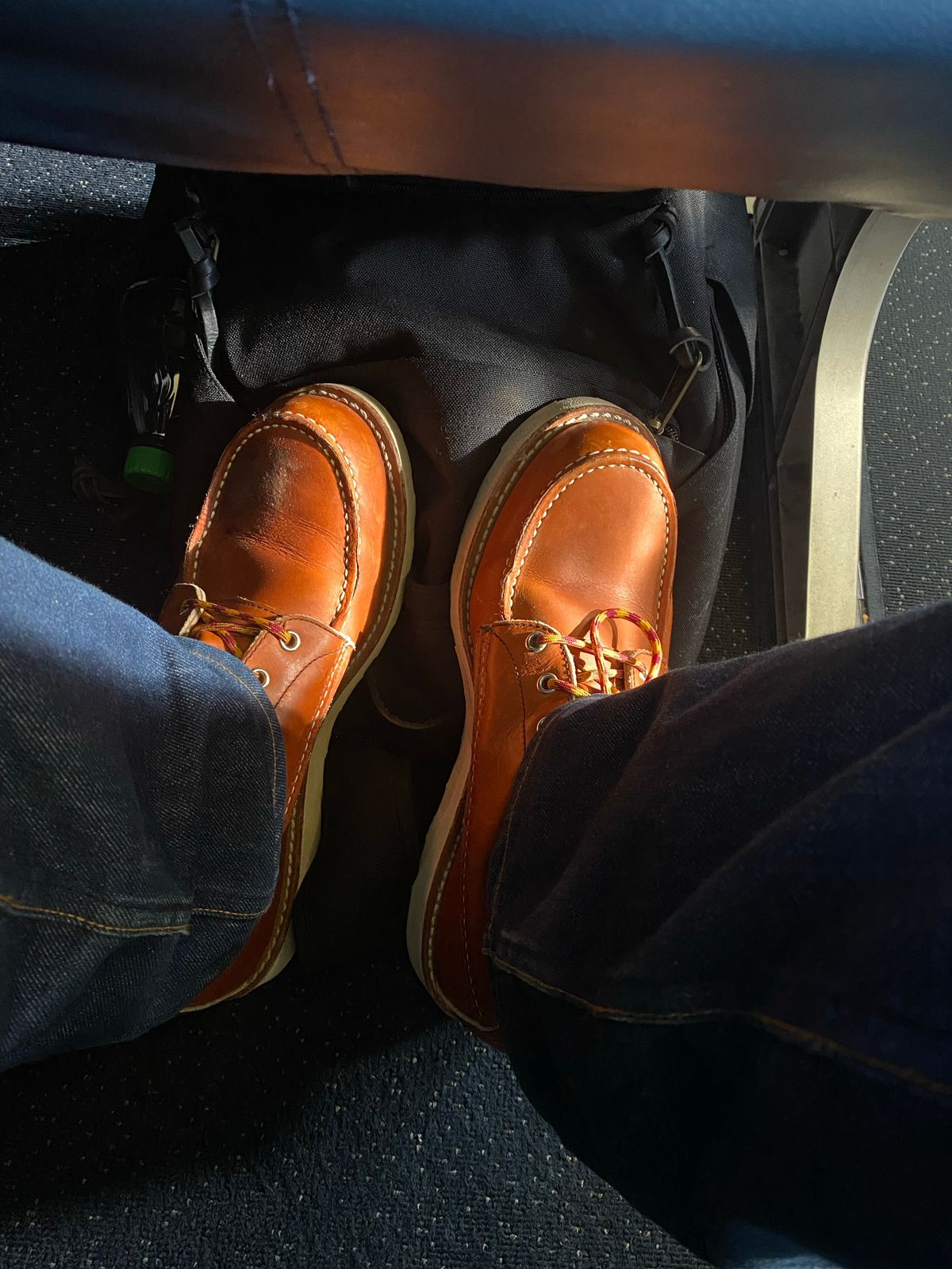 Photo by chosenone23 on November 2, 2022 of the Red Wing 8-Inch Classic Moc in S.B. Foot Oro Legacy.