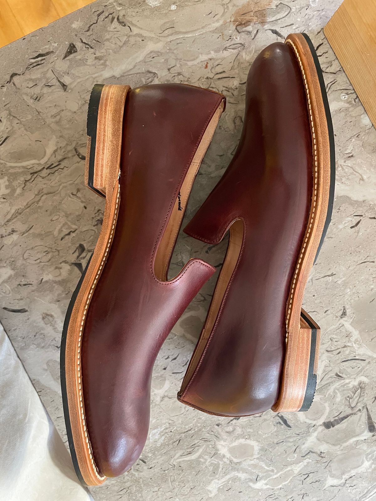 Photo by ferment on October 6, 2023 of the 2120 Handcrafted Loafer in 4-5oz. Chrome Tanned Leather.