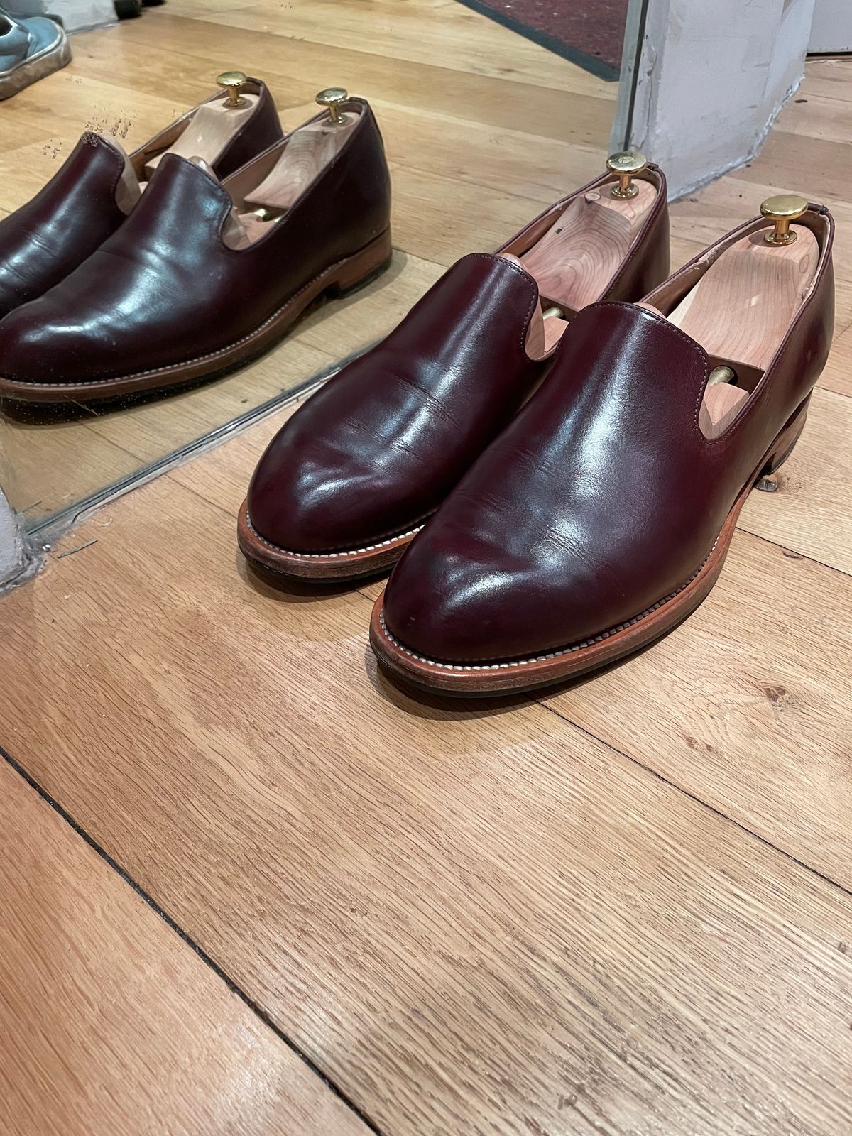 Photo by ferment on November 12, 2023 of the 2120 Handcrafted Loafer in 4-5oz. Chrome Tanned Leather.