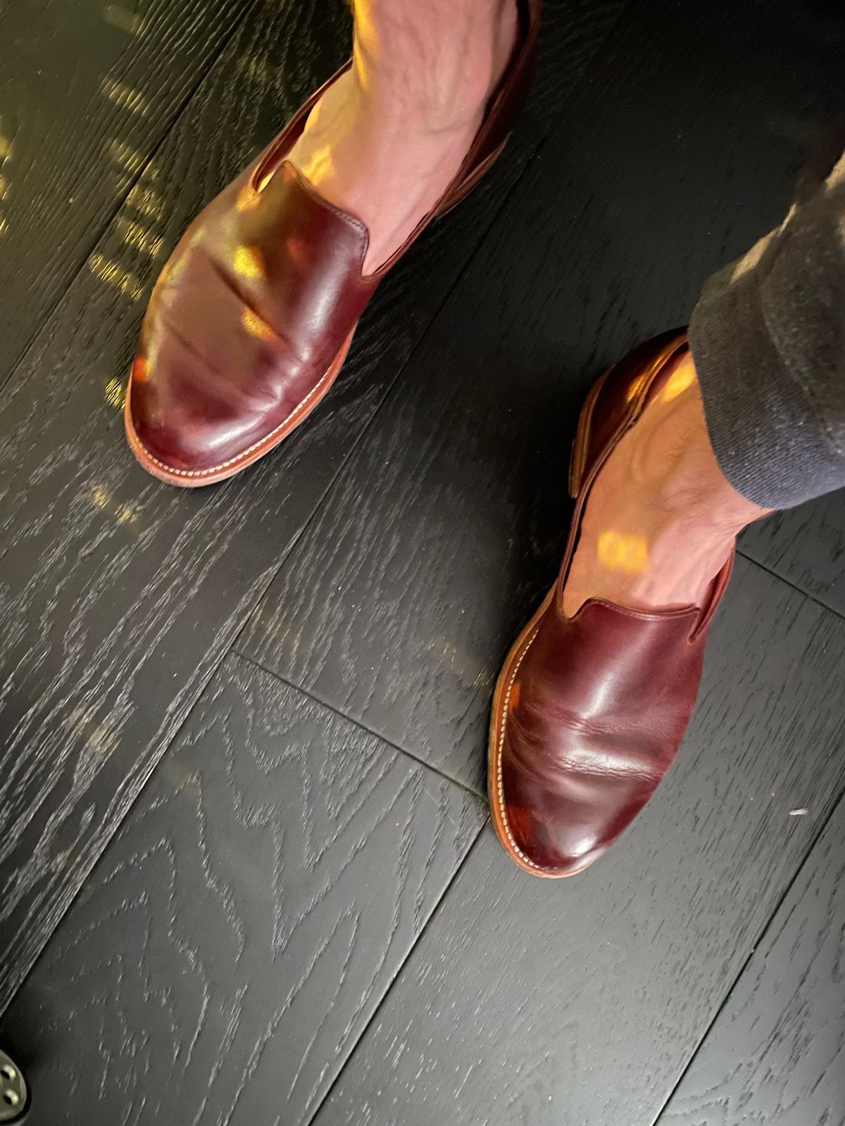 Photo by ferment on January 5, 2024 of the 2120 Handcrafted Loafer in 4-5oz. Chrome Tanned Leather.