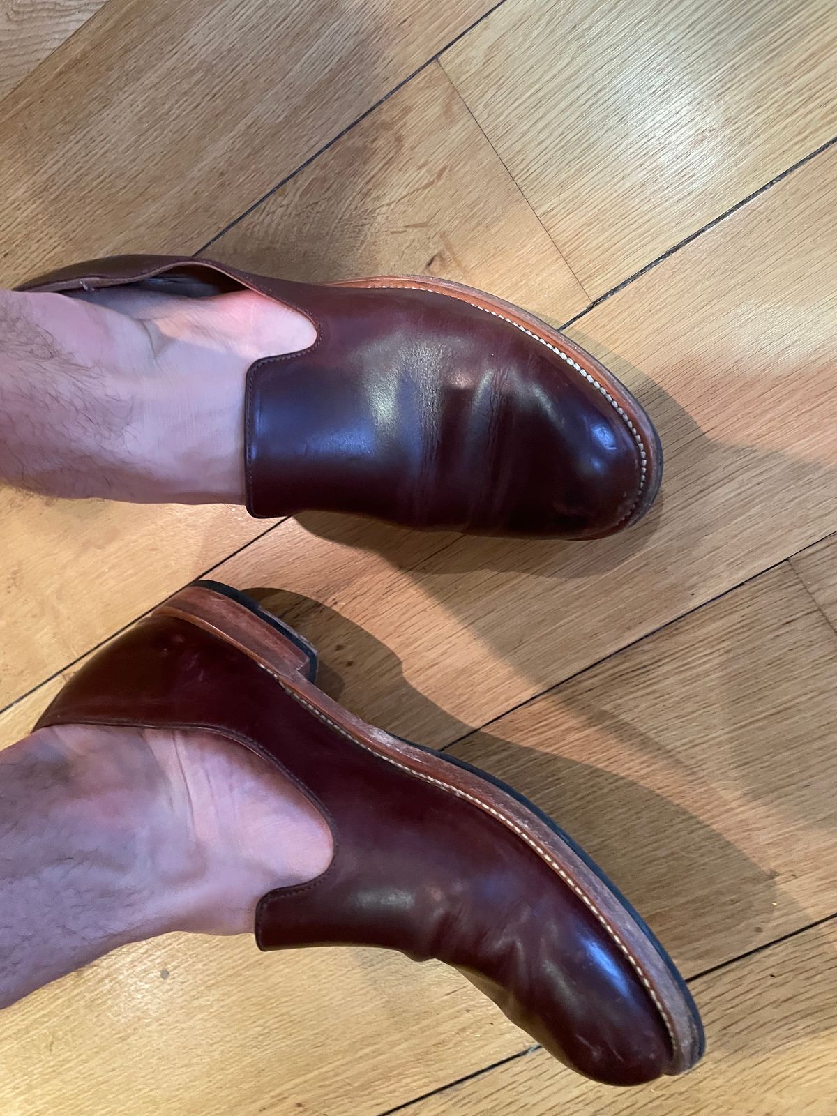 Photo by ferment on February 4, 2024 of the 2120 Handcrafted Loafer in 4-5oz. Chrome Tanned Leather.