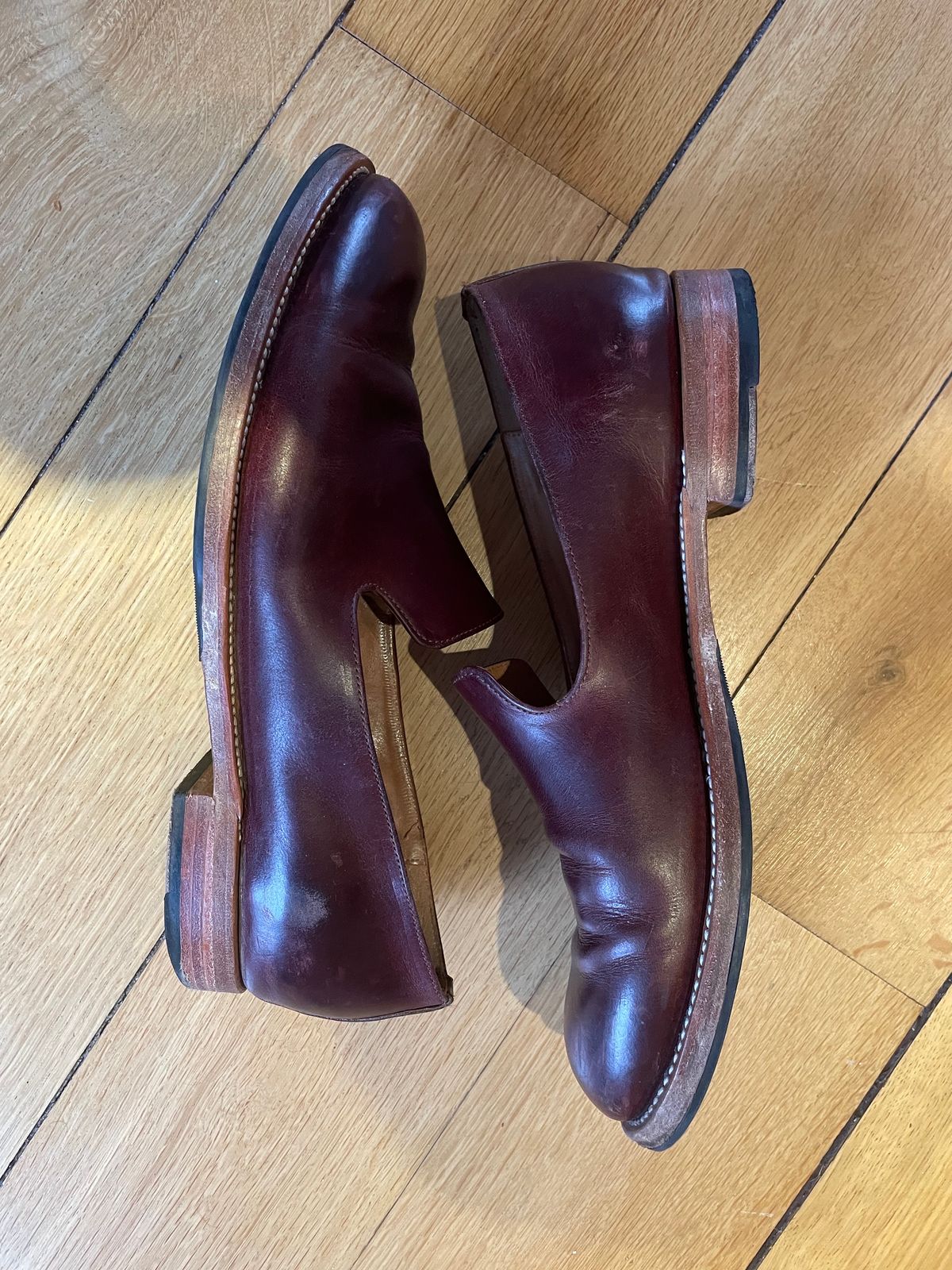 Photo by ferment on February 4, 2024 of the 2120 Handcrafted Loafer in 4-5oz. Chrome Tanned Leather.