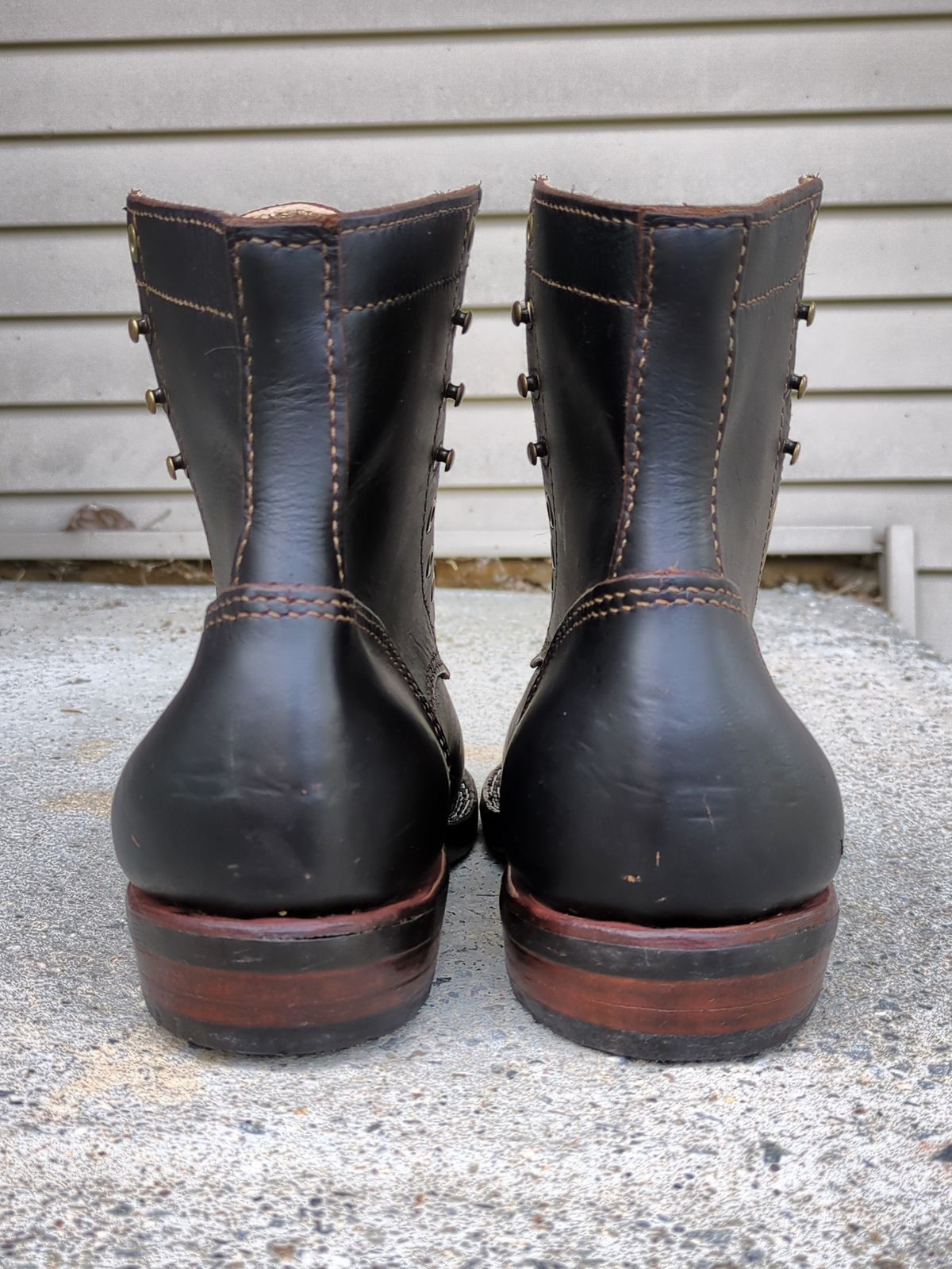 Photo by Monkley on September 13, 2024 of the Self-Made Derby Boot in S.B. Foot Black Prairie.