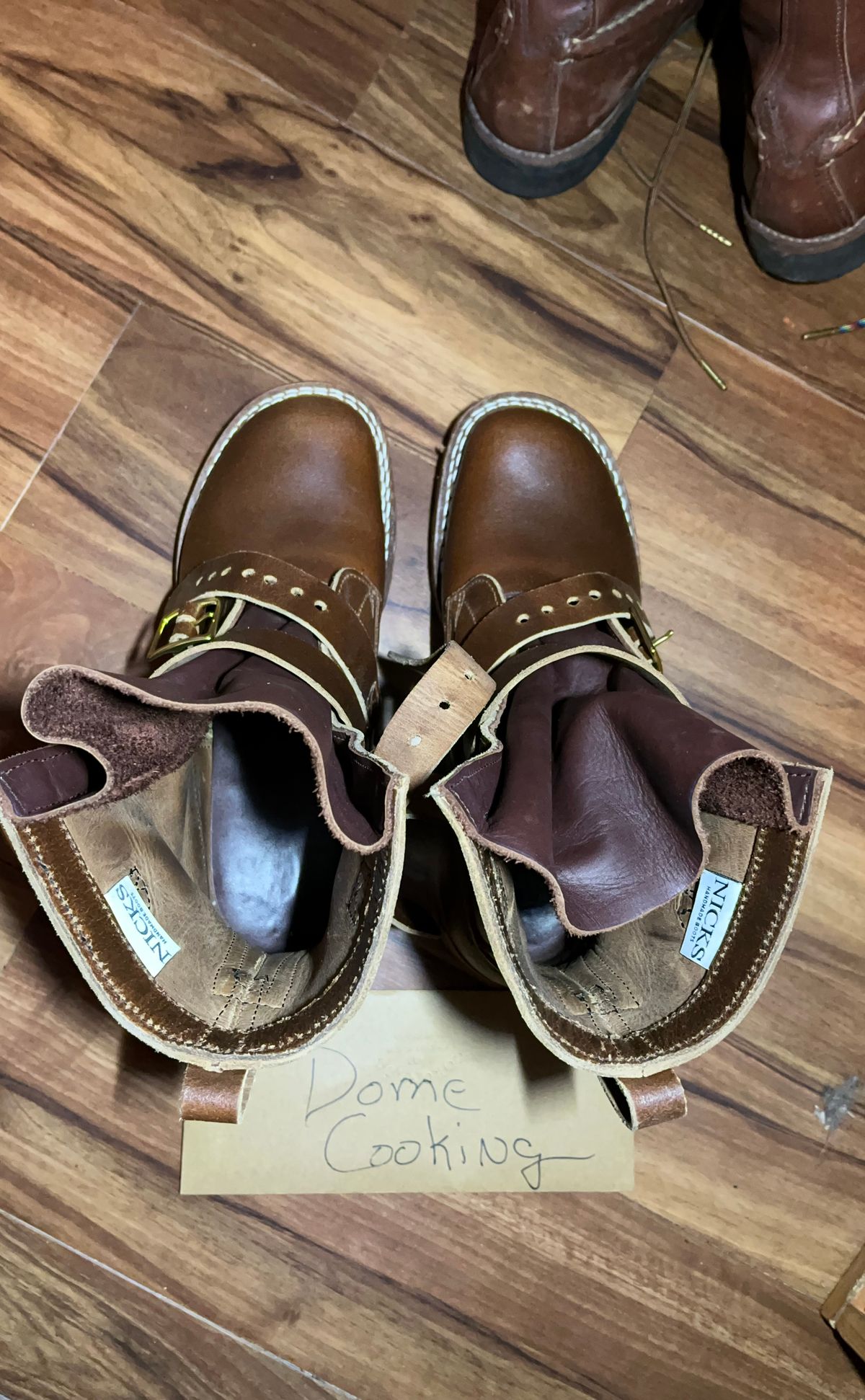 Photo by pherble on November 3, 2025 of the Nicks TankerPro in Ember Waxed Flesh.