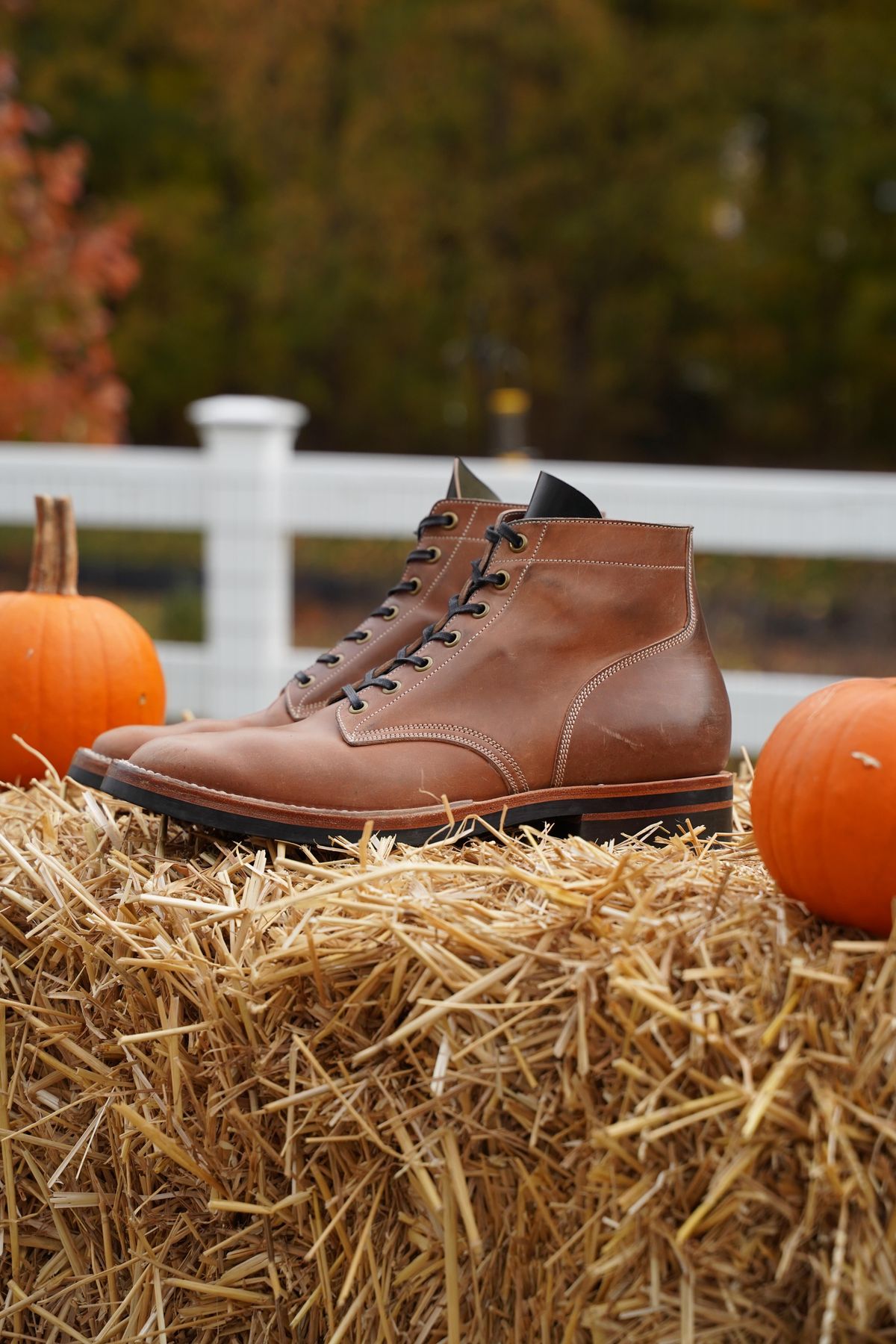 Photo by horweendreams on November 5, 2022 of the Onderhoud SVC01 Boondocker in Horween Unglazed Natural Shell Cordovan.