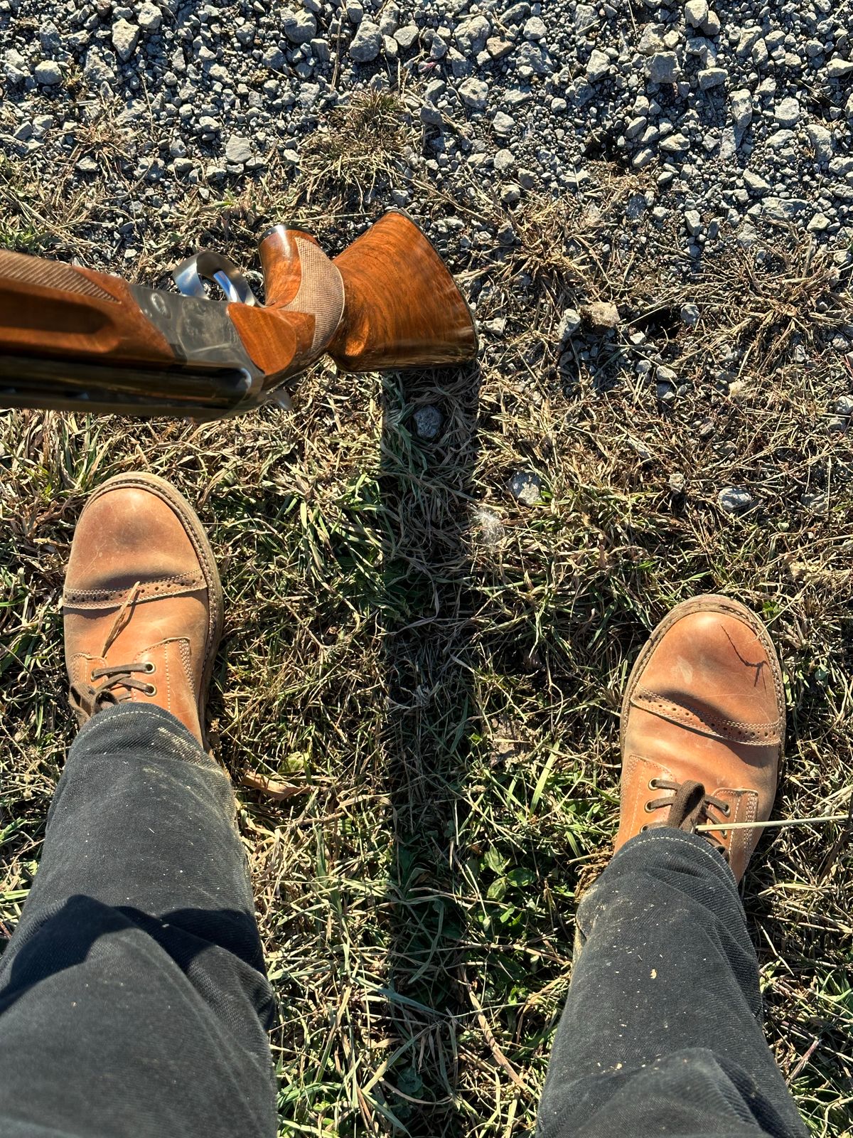 Photo by gmart7 on December 2, 2022 of the Oak Street Bootmakers Field Boot in Maryam Natural Horsebutt.