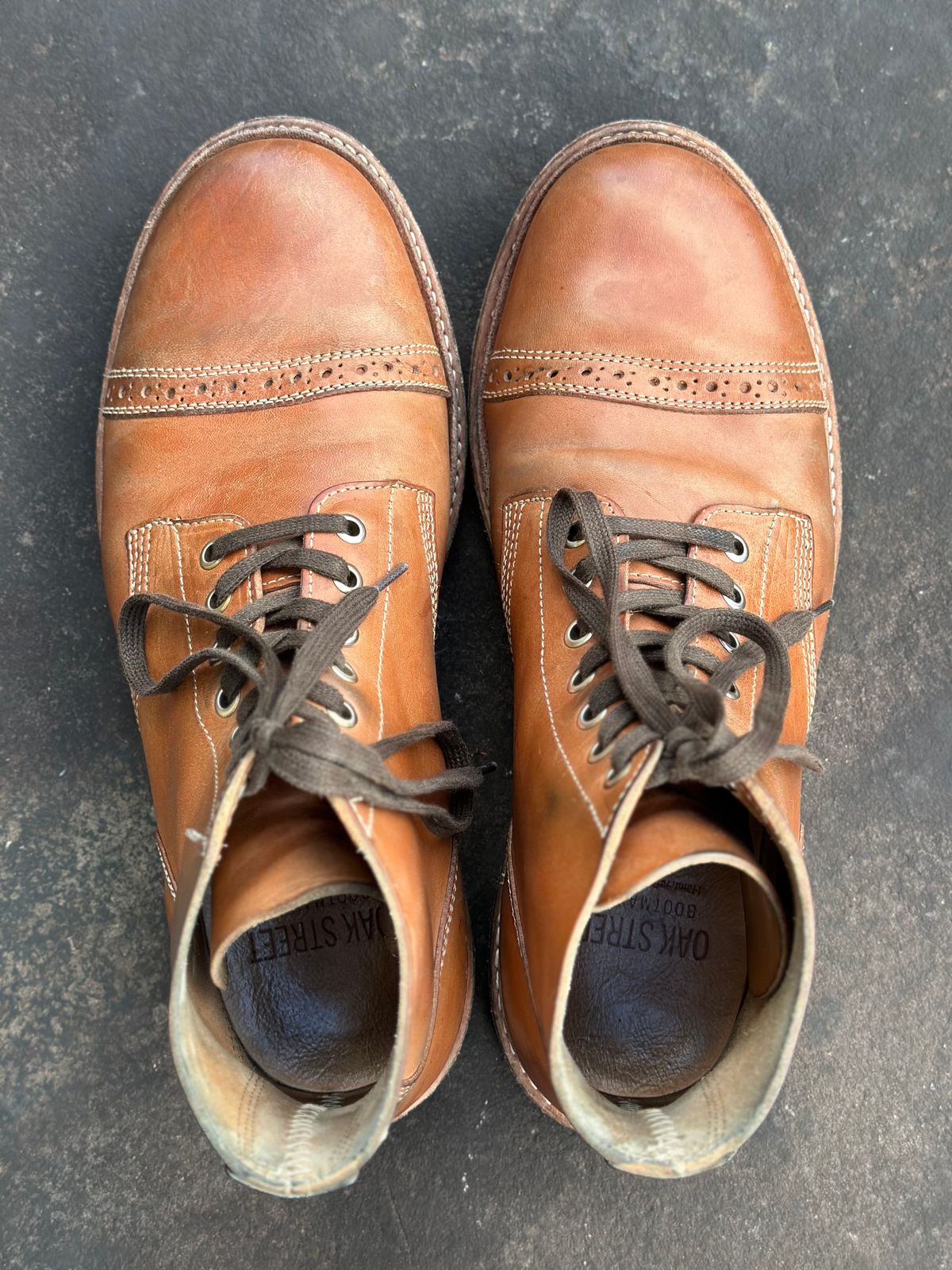 Photo by gmart7 on March 4, 2023 of the Oak Street Bootmakers Field Boot in Maryam Natural Horsebutt.
