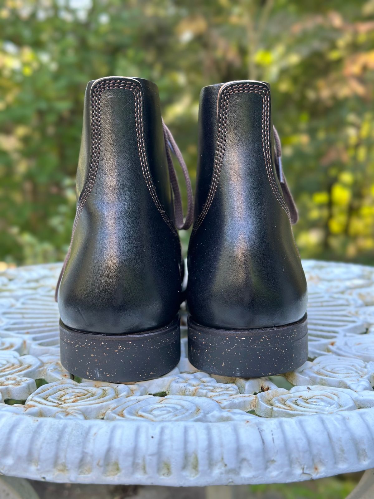 Photo by gmart7 on October 5, 2023 of the SKOOB M-43 Service Shoes in Black Italian Horsebutt.