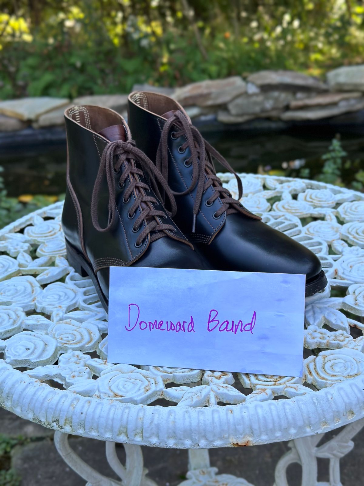 Photo by gmart7 on October 5, 2023 of the SKOOB M-43 Service Shoes in Black Italian Horsebutt.