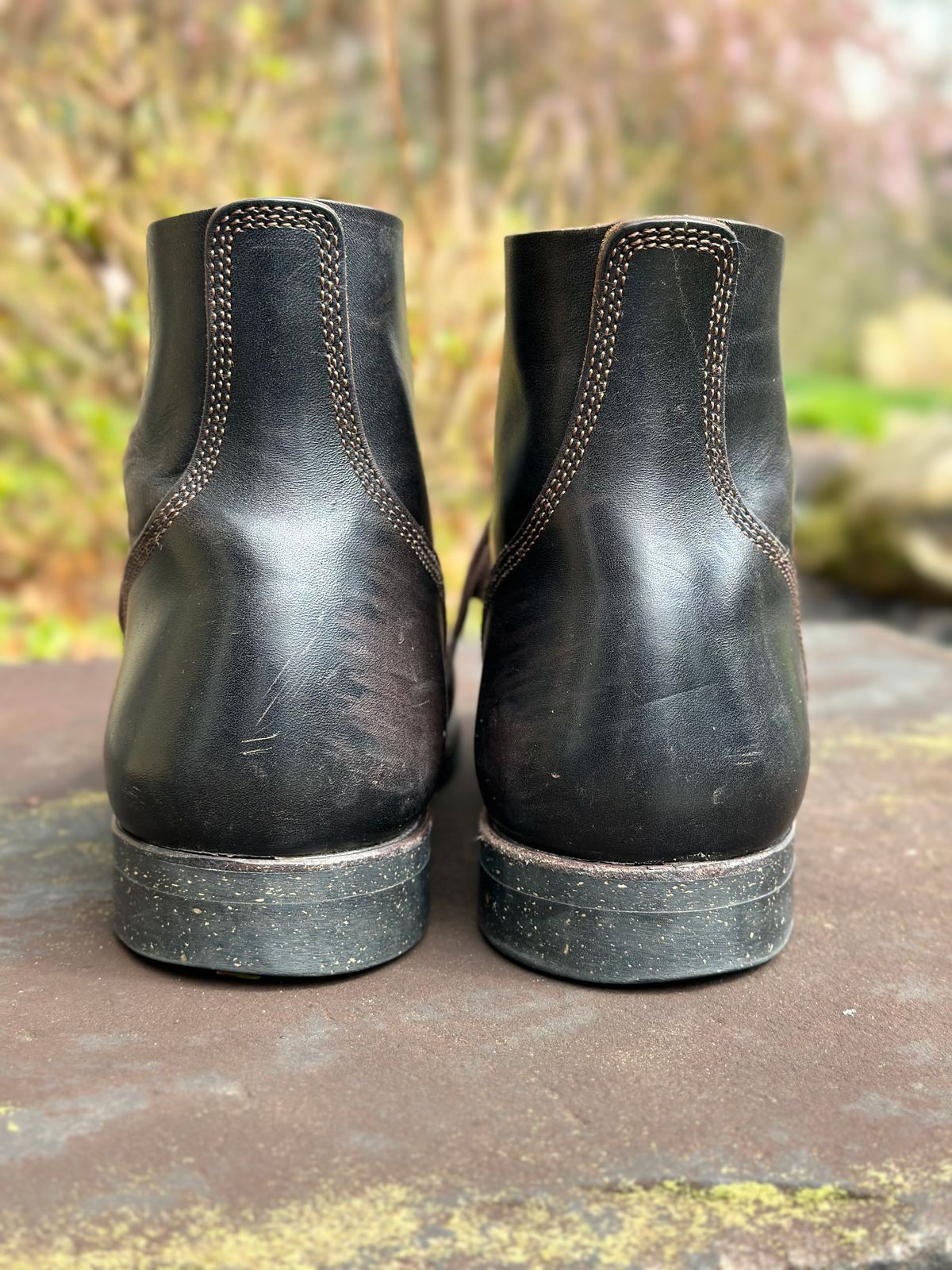 Photo by gmart7 on April 5, 2024 of the SKOOB M-43 Service Shoes in Black Italian Horsebutt.