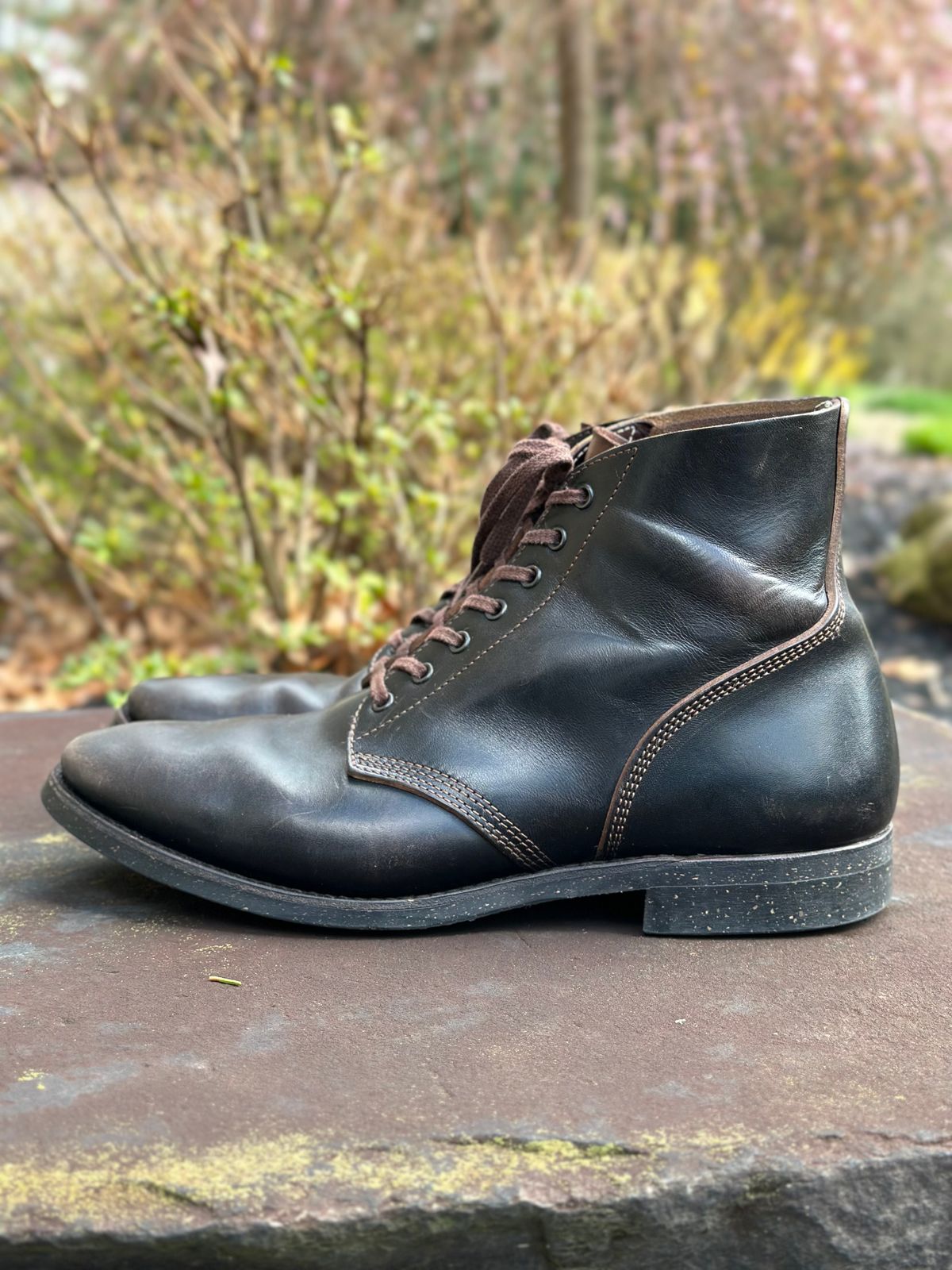 Photo by gmart7 on April 5, 2024 of the SKOOB M-43 Service Shoes in Black Italian Horsebutt.