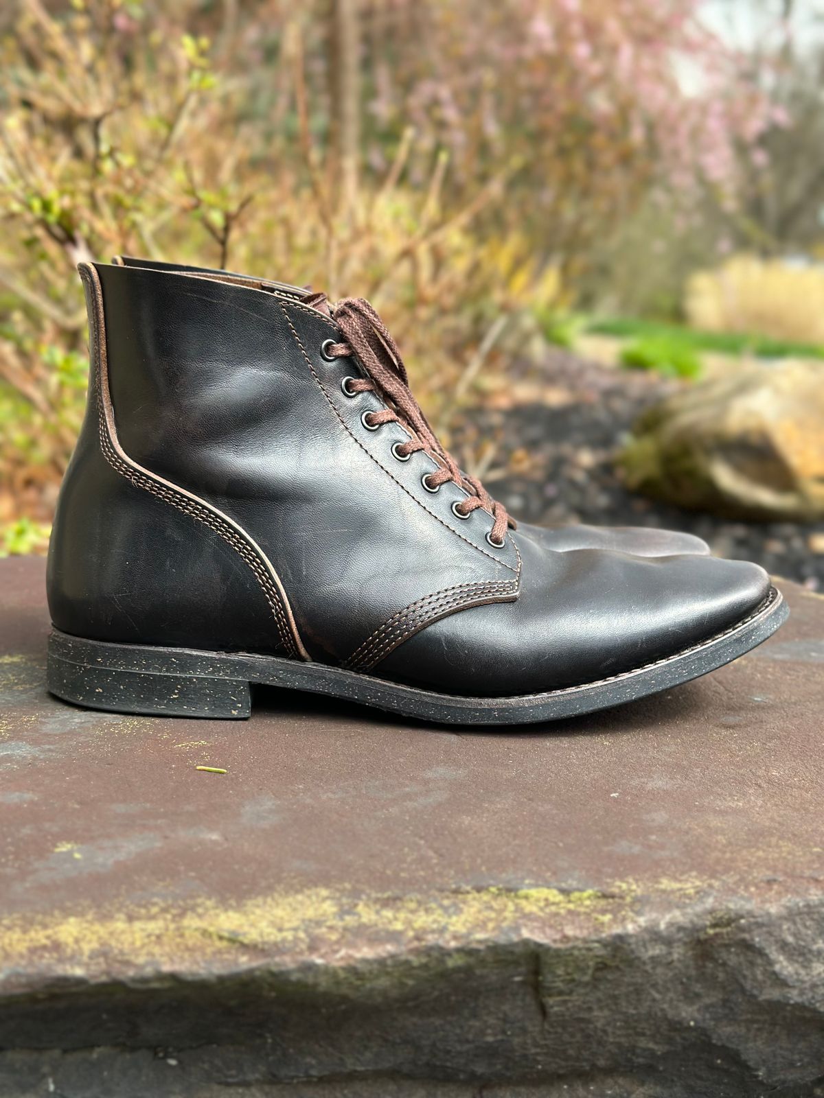 Photo by gmart7 on April 5, 2024 of the SKOOB M-43 Service Shoes in Black Italian Horsebutt.