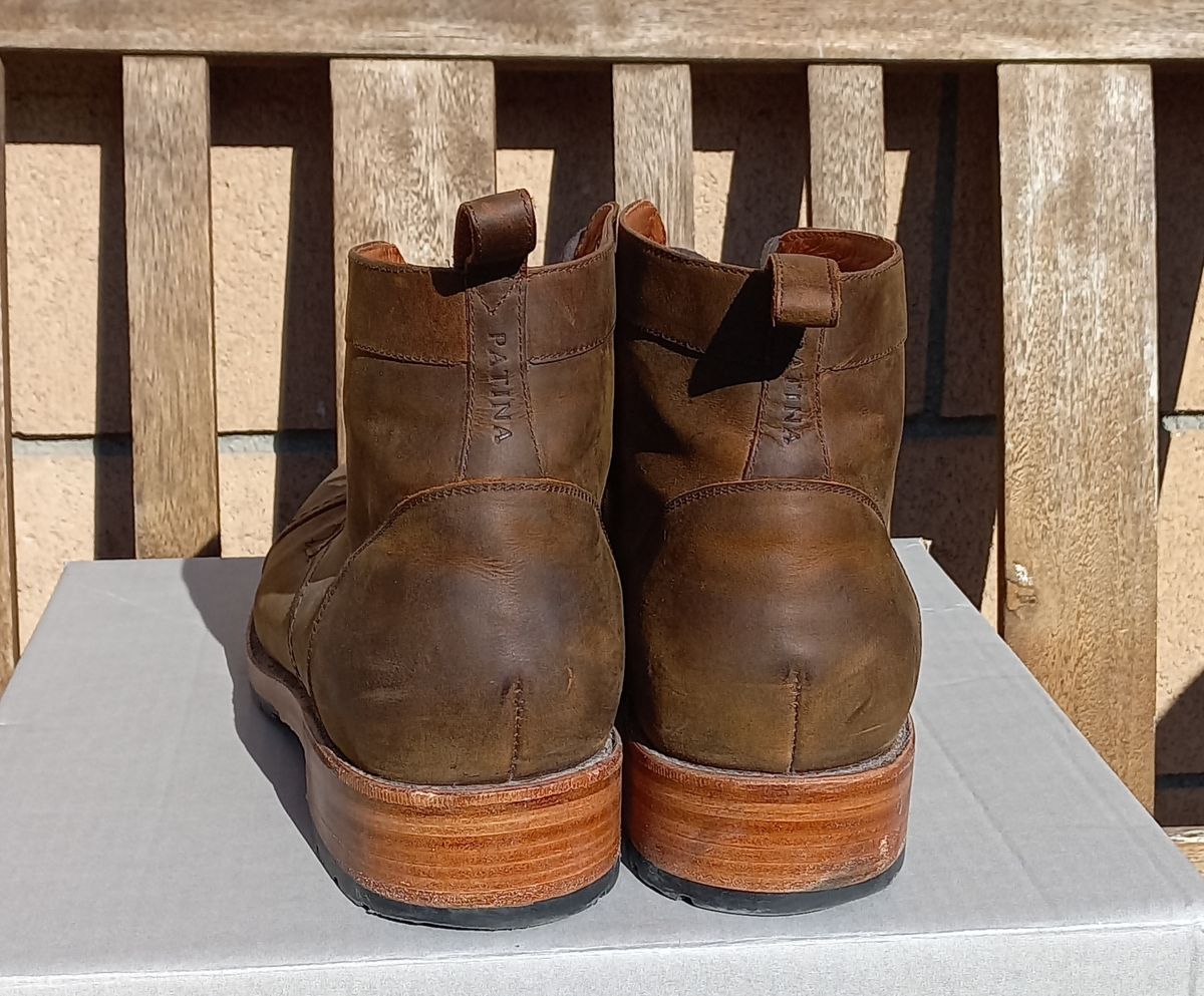 Photo by brypadilla on December 3, 2022 of the Patina Welted Brooklyn Boot in Unknown Leather.