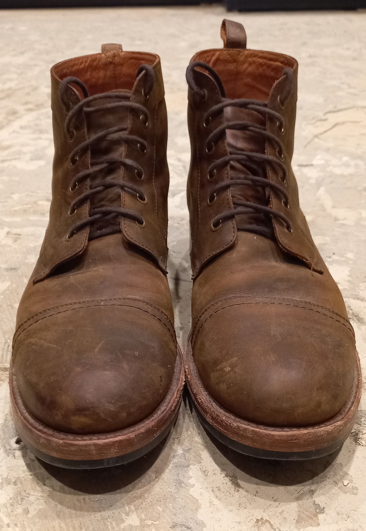 Photo by brypadilla on January 5, 2023 of the Patina Welted Brooklyn Boot in Unknown Leather.