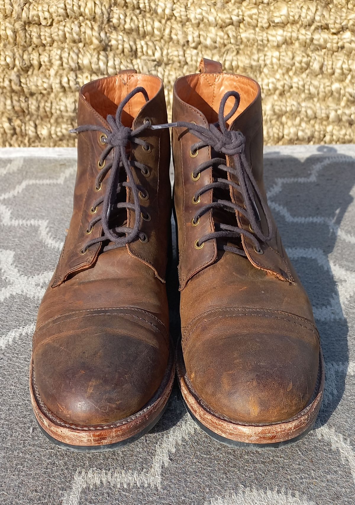 Photo by brypadilla on March 4, 2023 of the Patina Welted Brooklyn Boot in Unknown Leather.