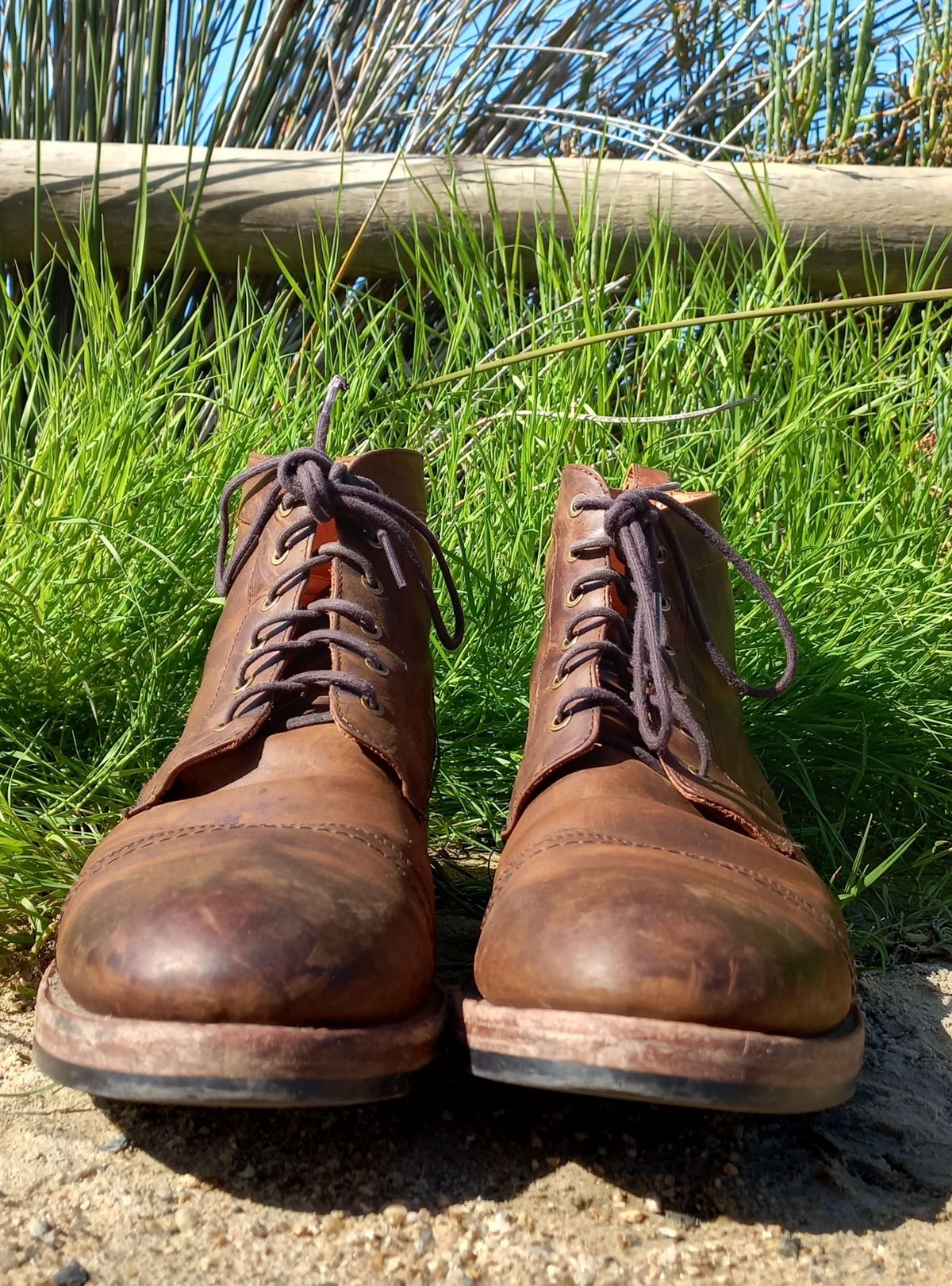 Photo by brypadilla on April 3, 2023 of the Patina Welted Brooklyn Boot in Unknown Leather.