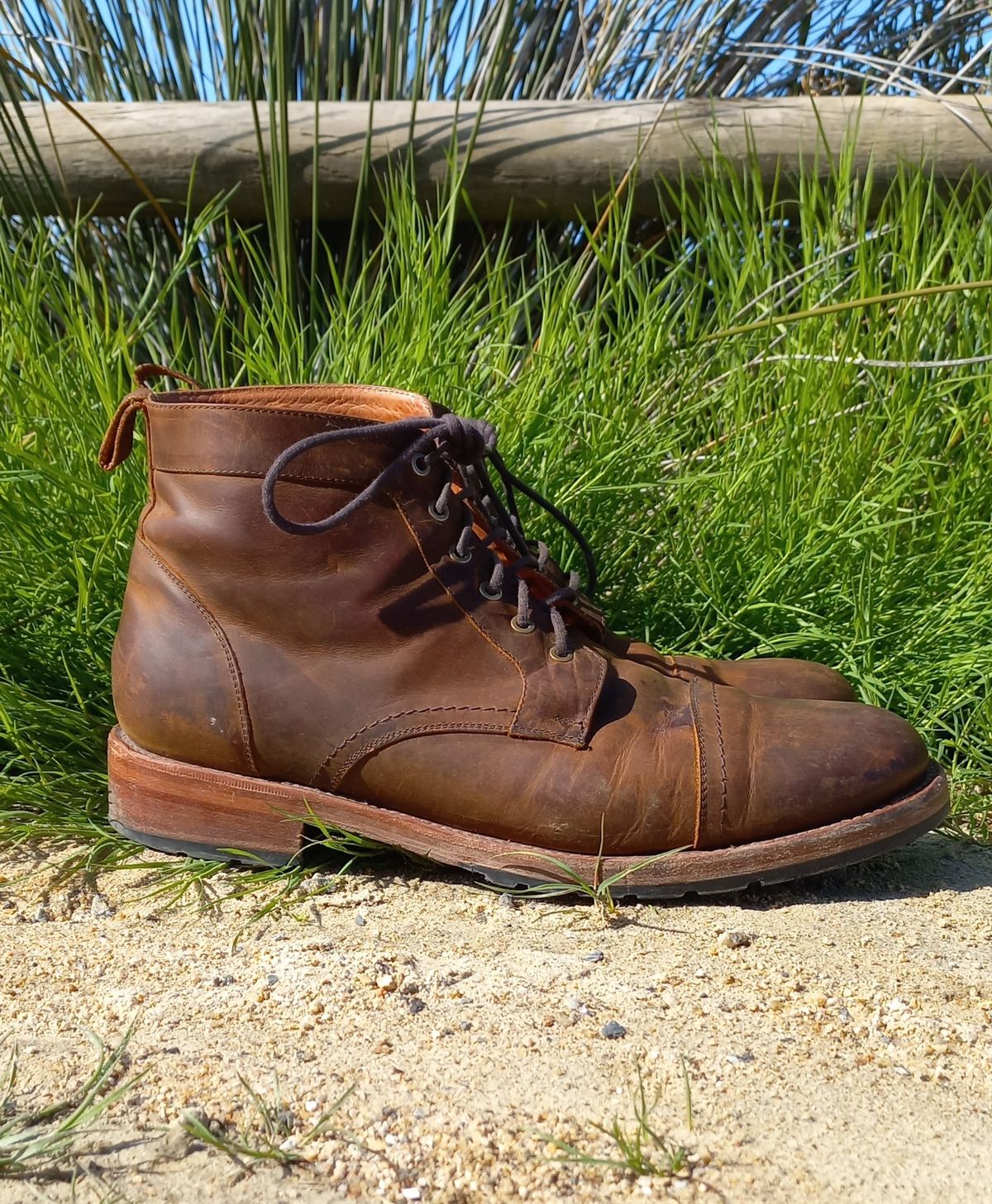 Photo by brypadilla on April 3, 2023 of the Patina Welted Brooklyn Boot in Unknown Leather.