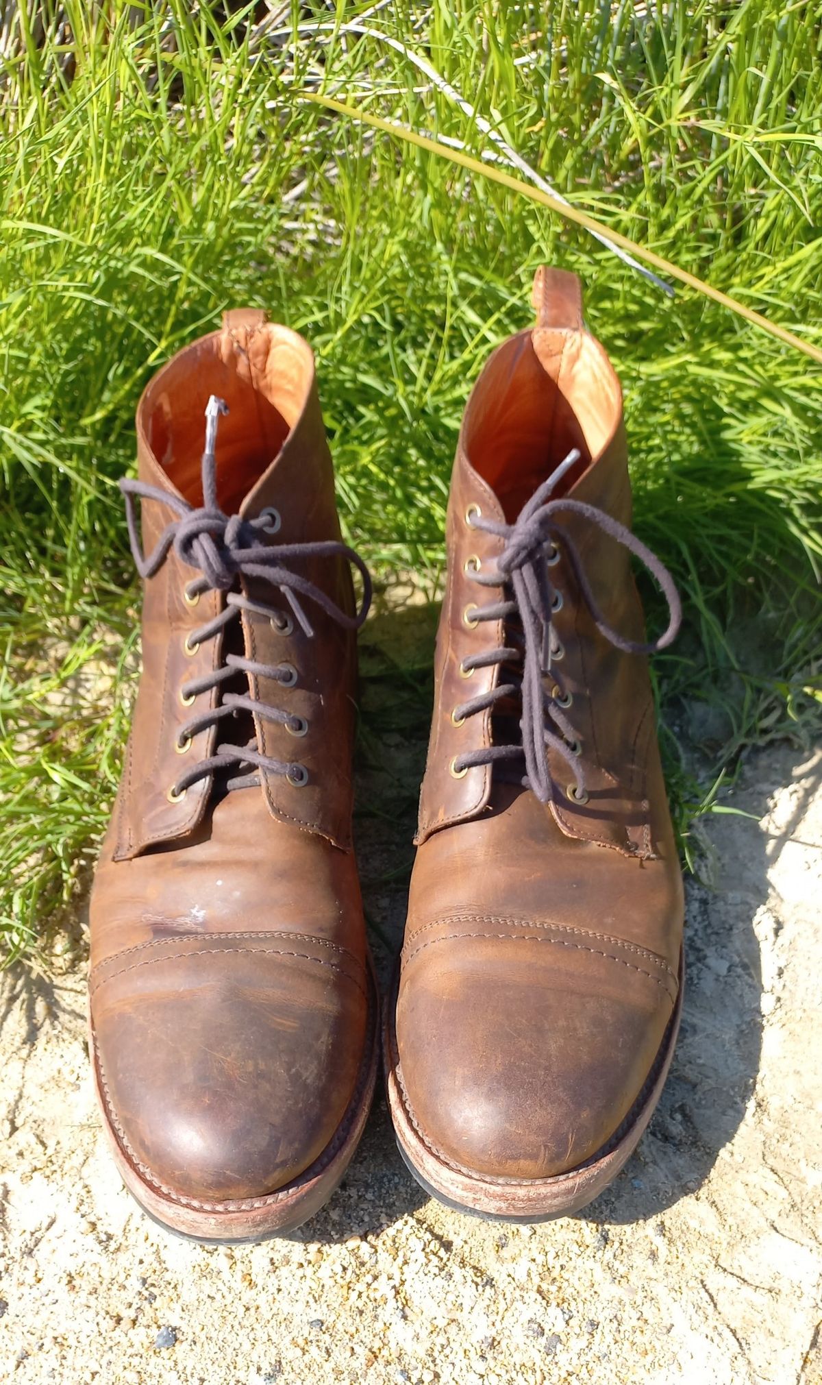 Photo by brypadilla on April 3, 2023 of the Patina Welted Brooklyn Boot in Unknown Leather.