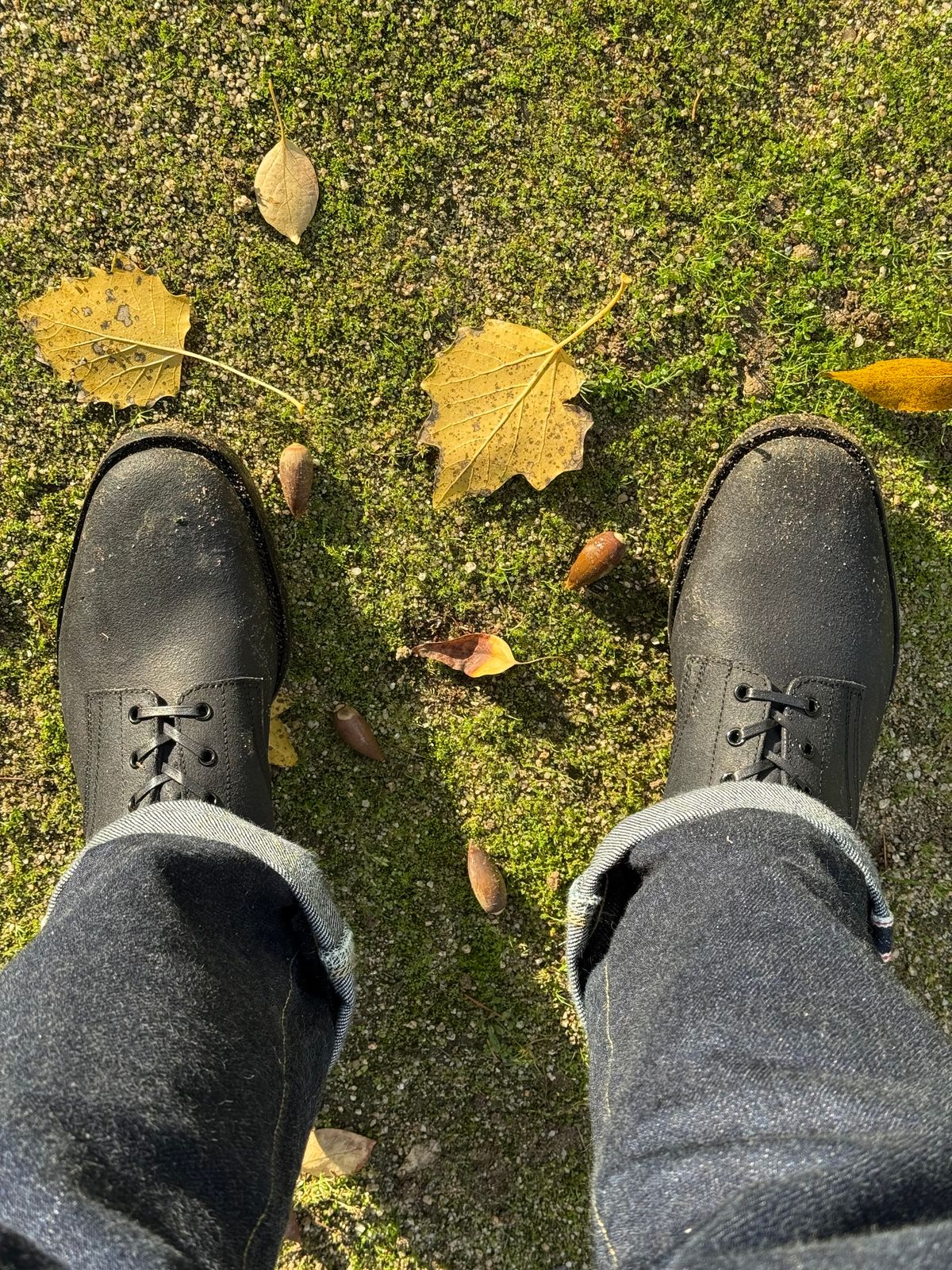 Photo by Spaniarddh on November 9, 2024 of the Clinch Yeager Boots in Degermann Black Gustave Cowhide.