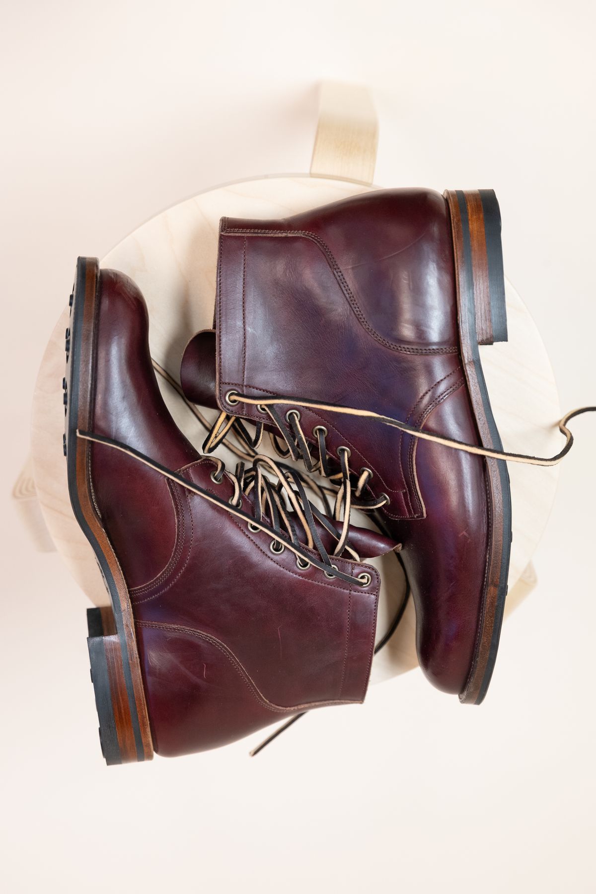 Photo by BenCrownNorthampton on November 2, 2023 of the Viberg Service Boot in Horween Color 8 Chromexcel.