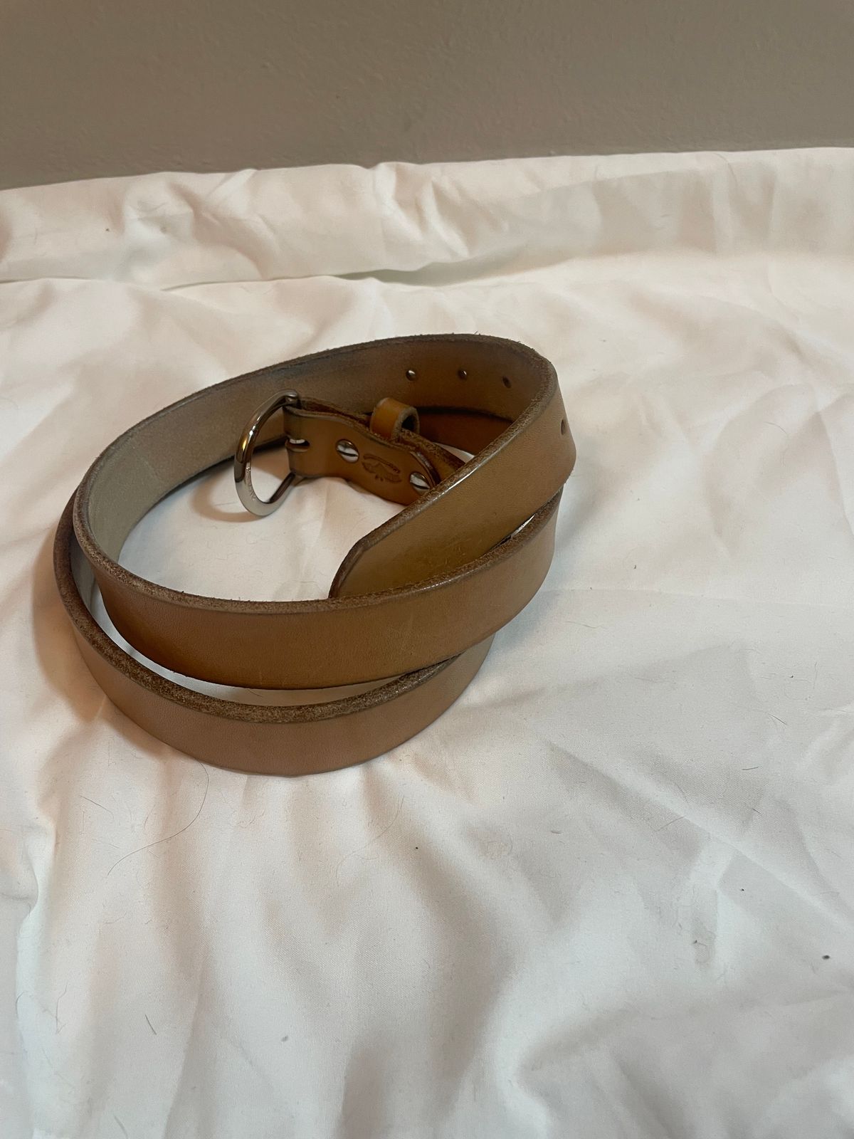 Photo by SkoBuffs23 on February 6, 2026 of the Harker Leatherworks Belt in Natural Oak Bark Bridle.