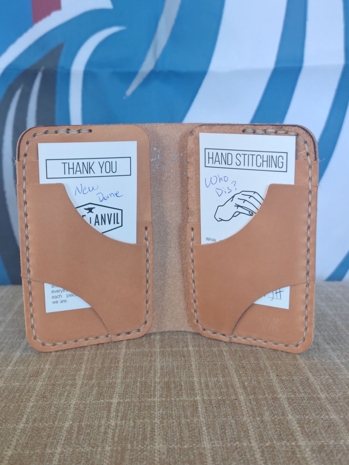 Photo by PodJr on October 2, 2025 of the Rose Anvil Togo Wallet in Wickett & Craig Tan.