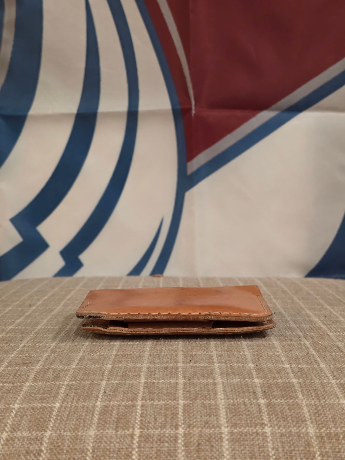 Photo by PodJr on November 6, 2025 of the Rose Anvil Togo Wallet in Wickett & Craig Tan.