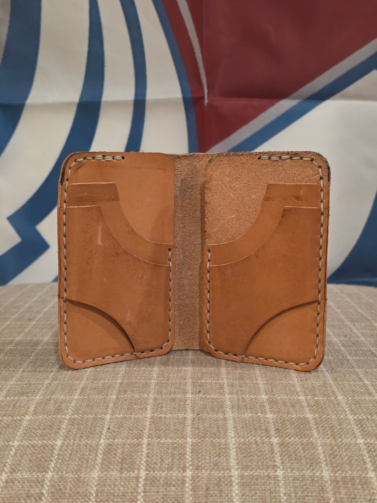 Photo by PodJr on November 6, 2025 of the Rose Anvil Togo Wallet in Wickett & Craig Tan.