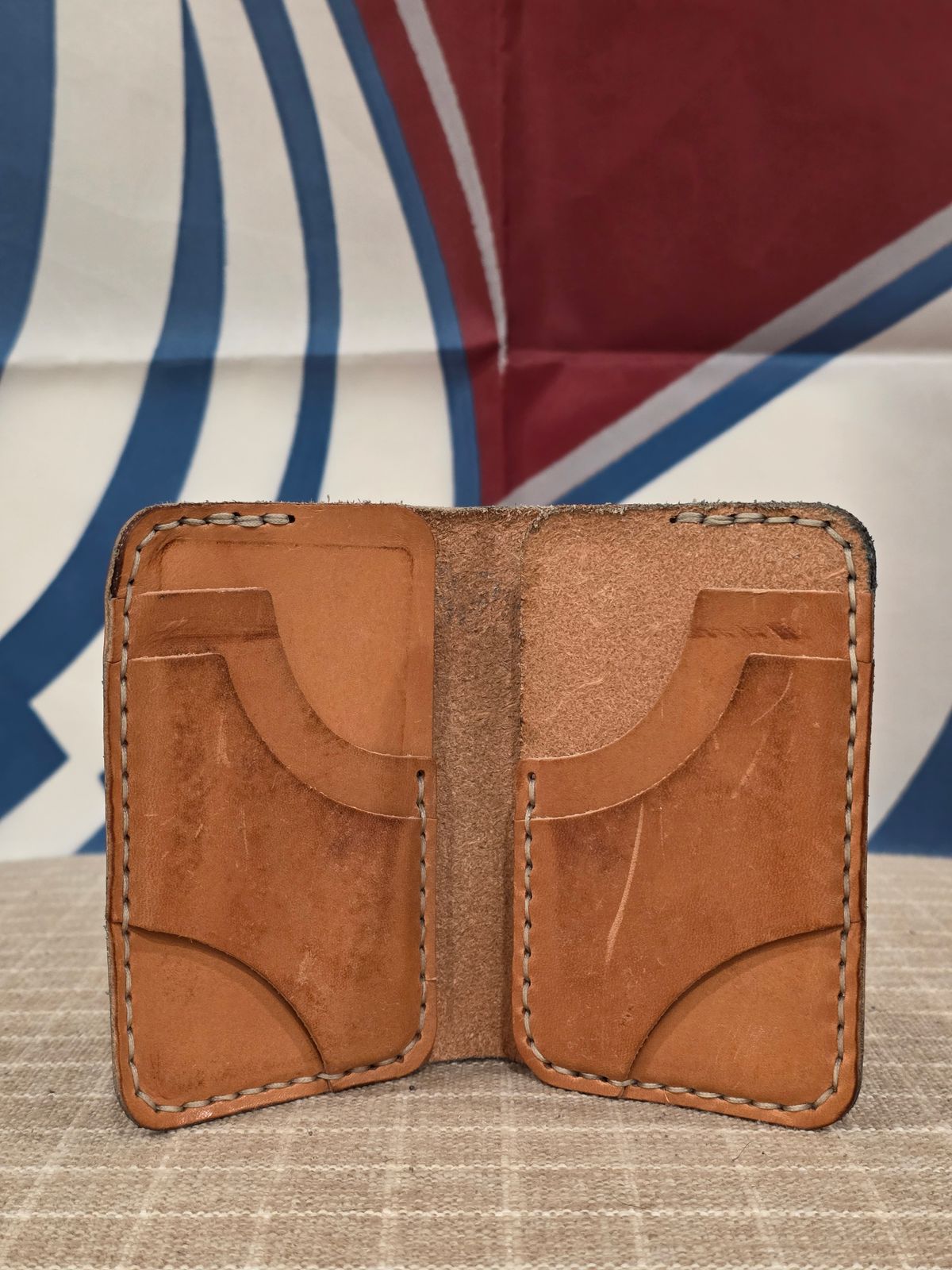 Photo by PodJr on December 6, 2025 of the Rose Anvil Togo Wallet in Wickett & Craig Tan.