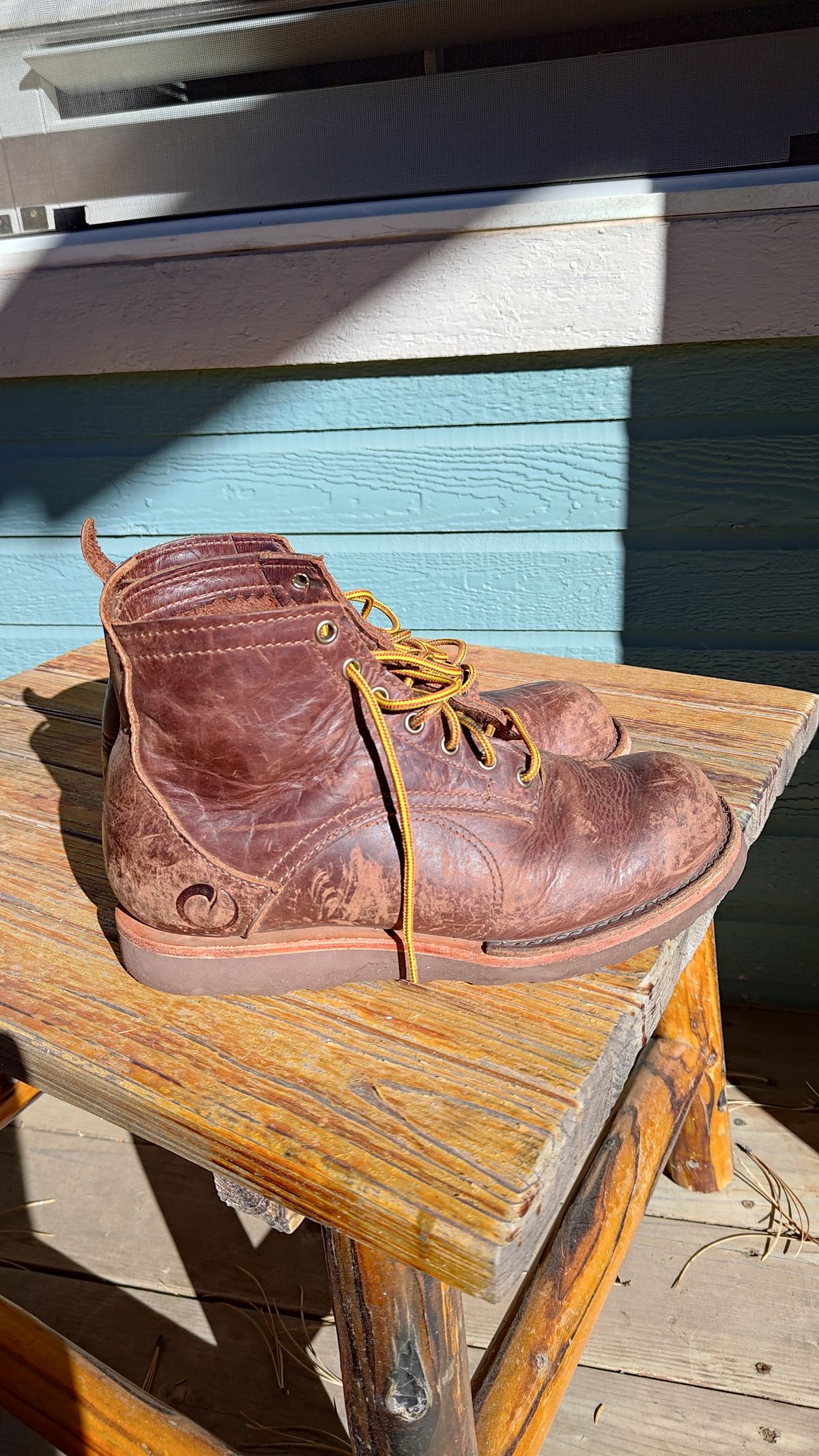 Photo by PodJr on November 5, 2023 of the Origin The American Bison 6" Boot in American Bison.