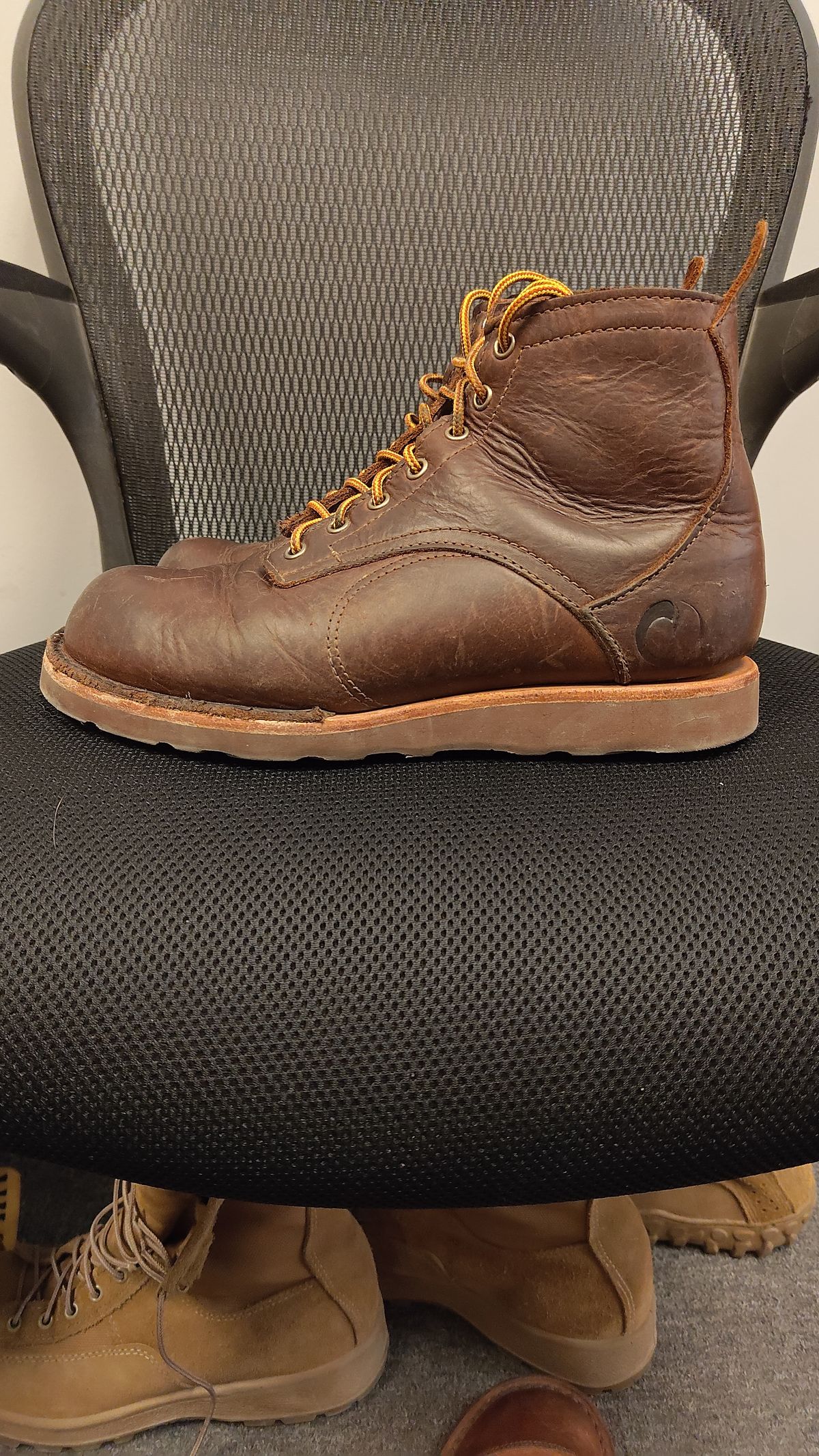 Photo by PodJr on December 6, 2023 of the Origin The American Bison 6" Boot in American Bison.