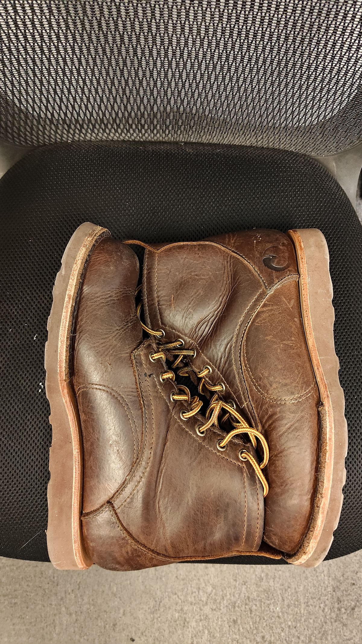 Photo by PodJr on December 6, 2023 of the Origin The American Bison 6" Boot in American Bison.