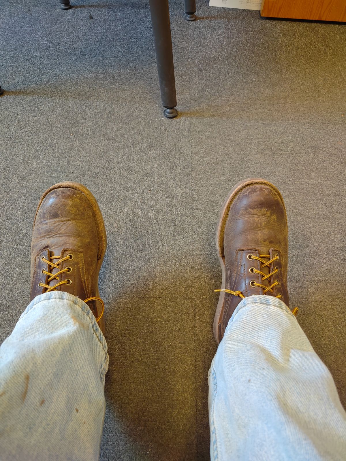 Photo by PodJr on May 19, 2025 of the Origin The American Bison 6" Boot in American Bison.
