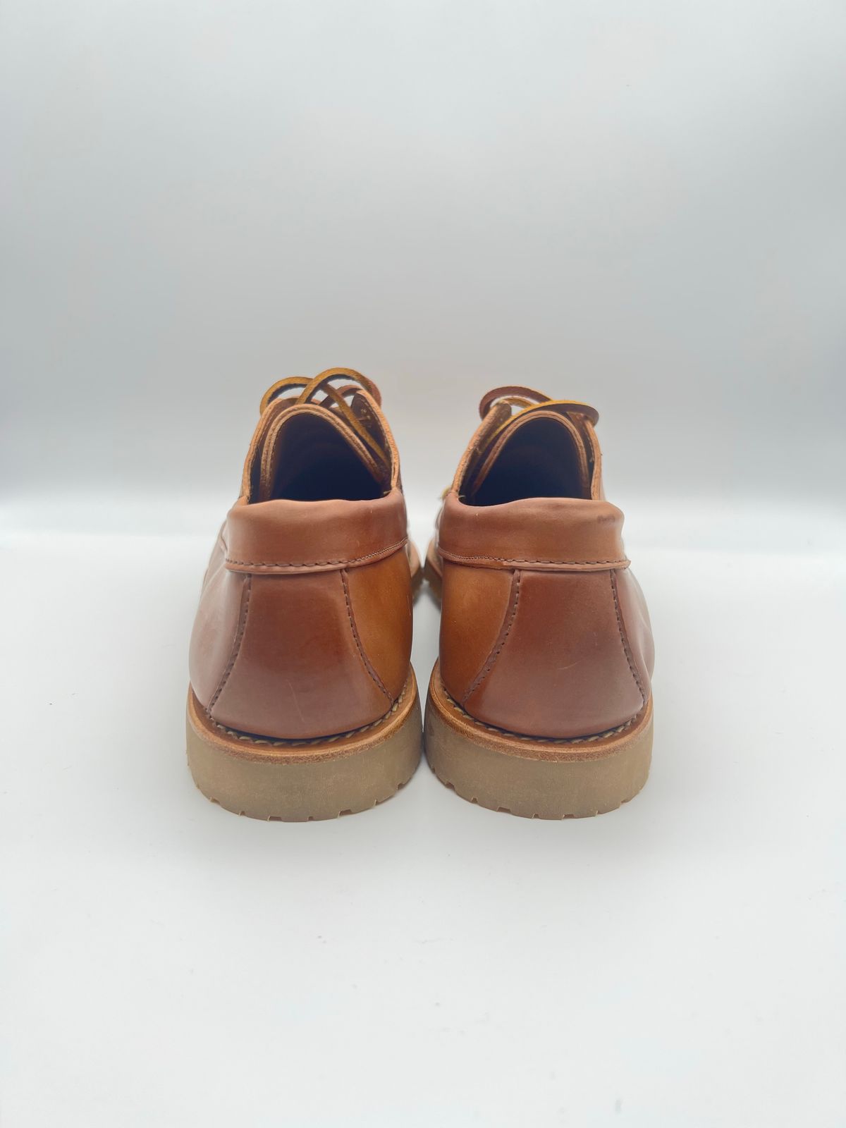 Photo by thebootbum2 on October 5, 2022 of the Rancourt & Co. Classic Ranger-Moc in Horween Natural Shell Cordovan.
