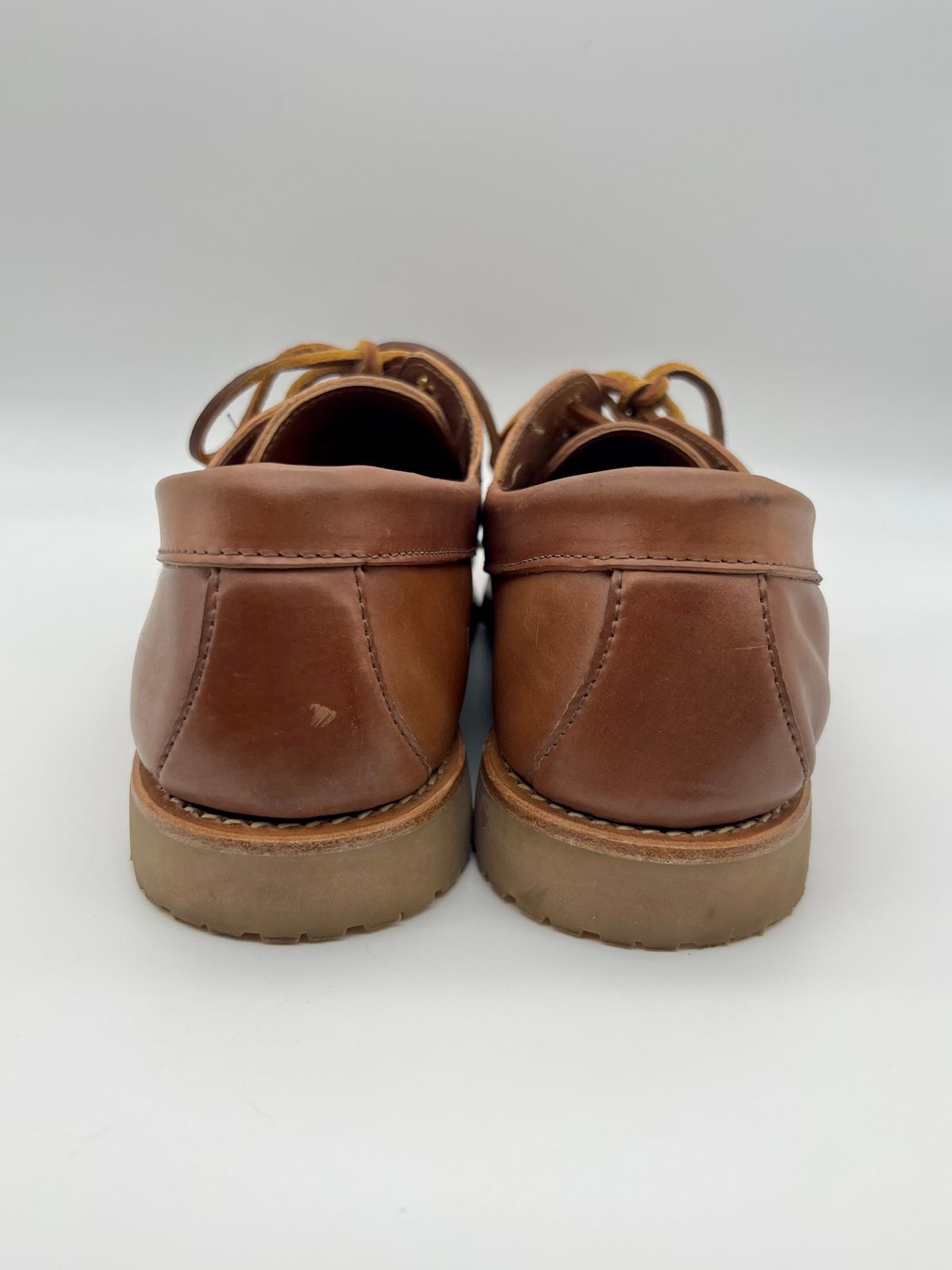 Photo by thebootbum2 on November 6, 2022 of the Rancourt & Co. Classic Ranger-Moc in Horween Natural Shell Cordovan.