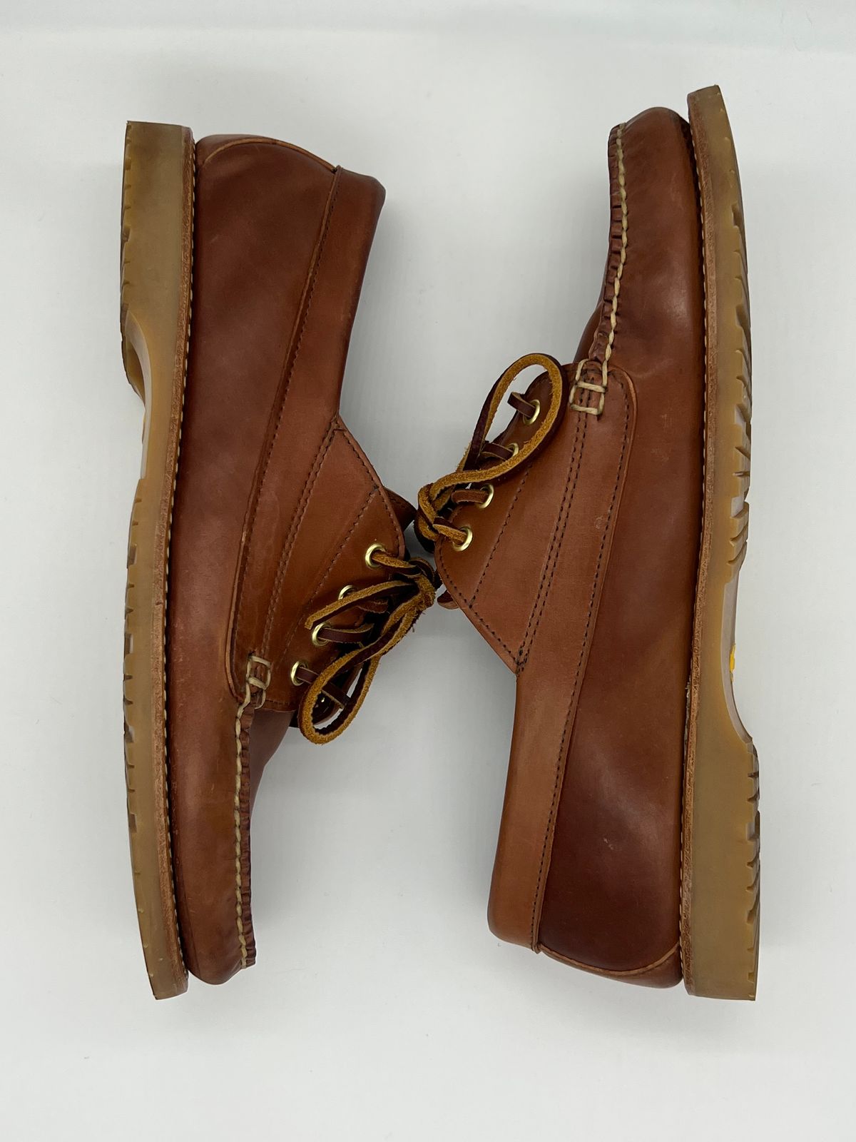 Photo by thebootbum2 on December 6, 2022 of the Rancourt & Co. Classic Ranger-Moc in Horween Natural Shell Cordovan.