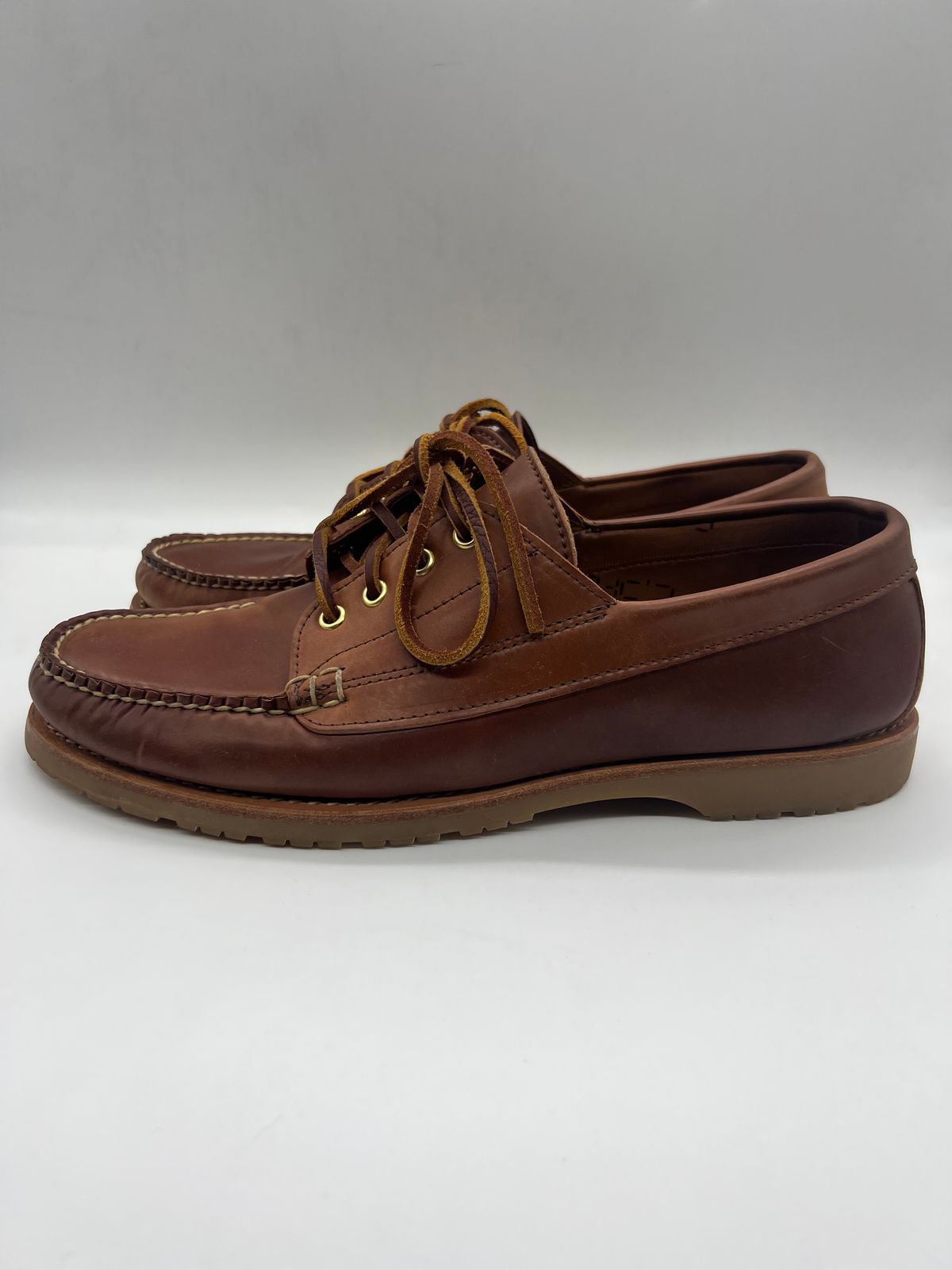 Photo by thebootbum2 on February 6, 2023 of the Rancourt & Co. Classic Ranger-Moc in Horween Natural Shell Cordovan.
