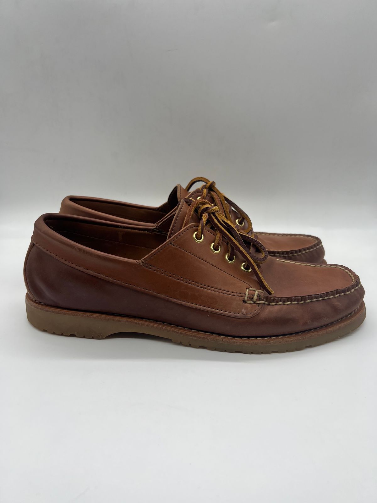 Photo by thebootbum2 on February 6, 2023 of the Rancourt & Co. Classic Ranger-Moc in Horween Natural Shell Cordovan.