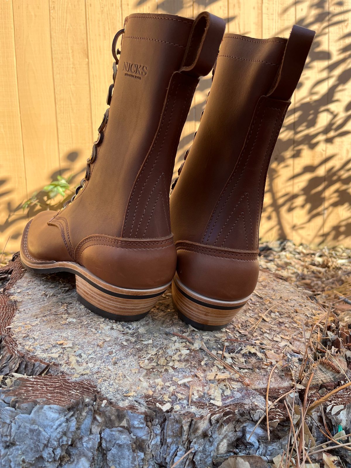 Photo by BigStetson on October 1, 2023 of the Nicks Packer in Seidel 1964 Brown.