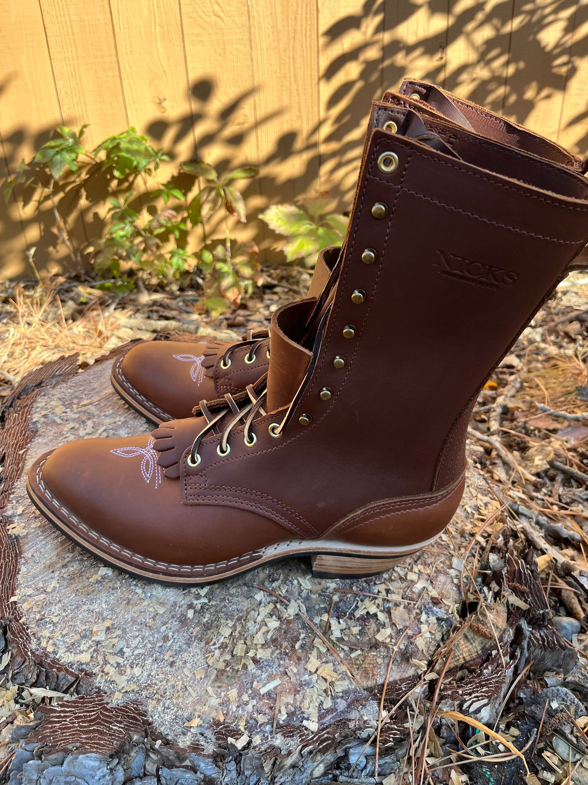 Photo by BigStetson on October 1, 2023 of the Nicks Packer in Seidel 1964 Brown.