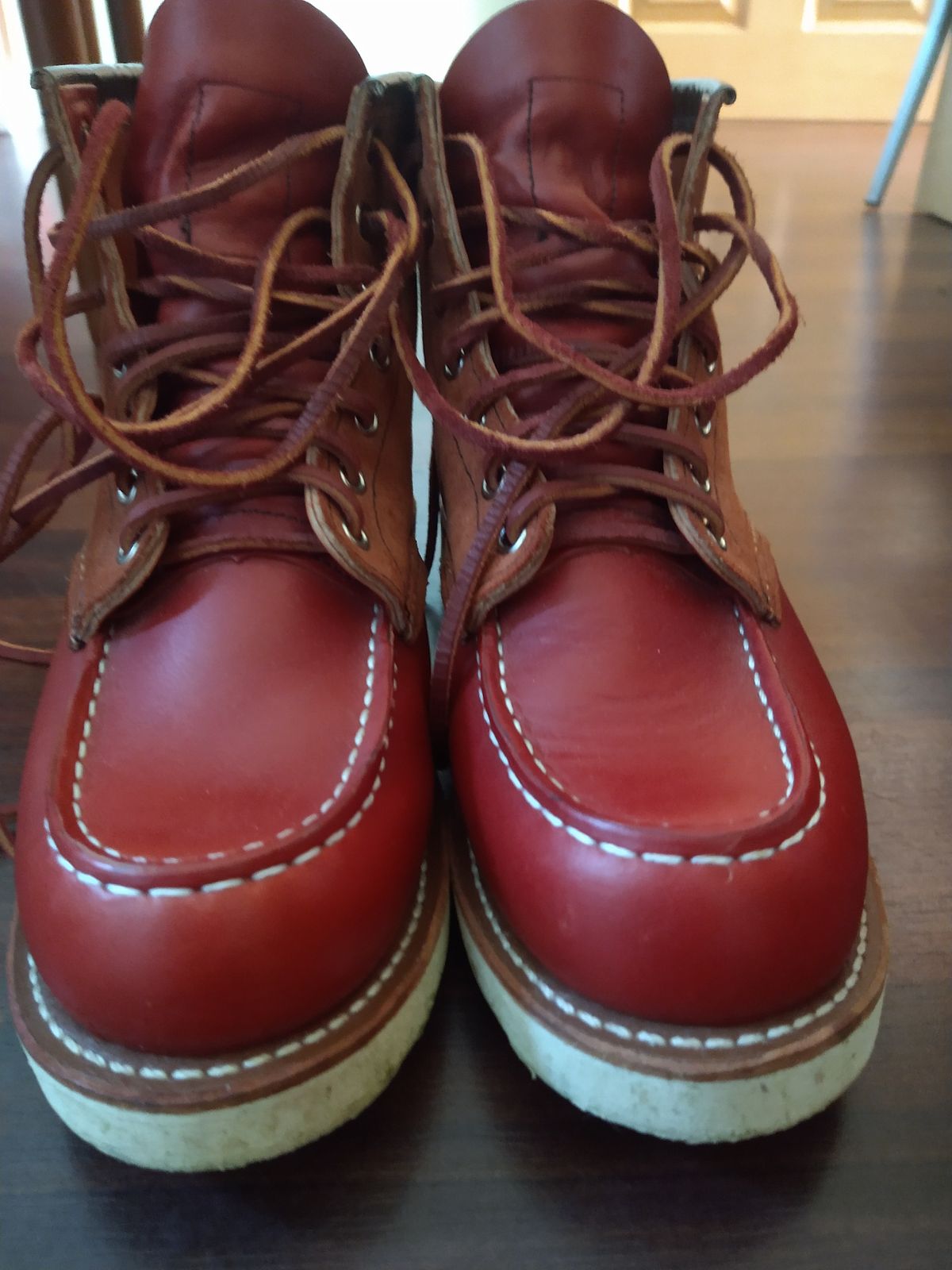 Photo by Alatariel on November 4, 2022 of the Red Wing 6-Inch Classic Moc in S.B. Foot Oro-Russet Portage.